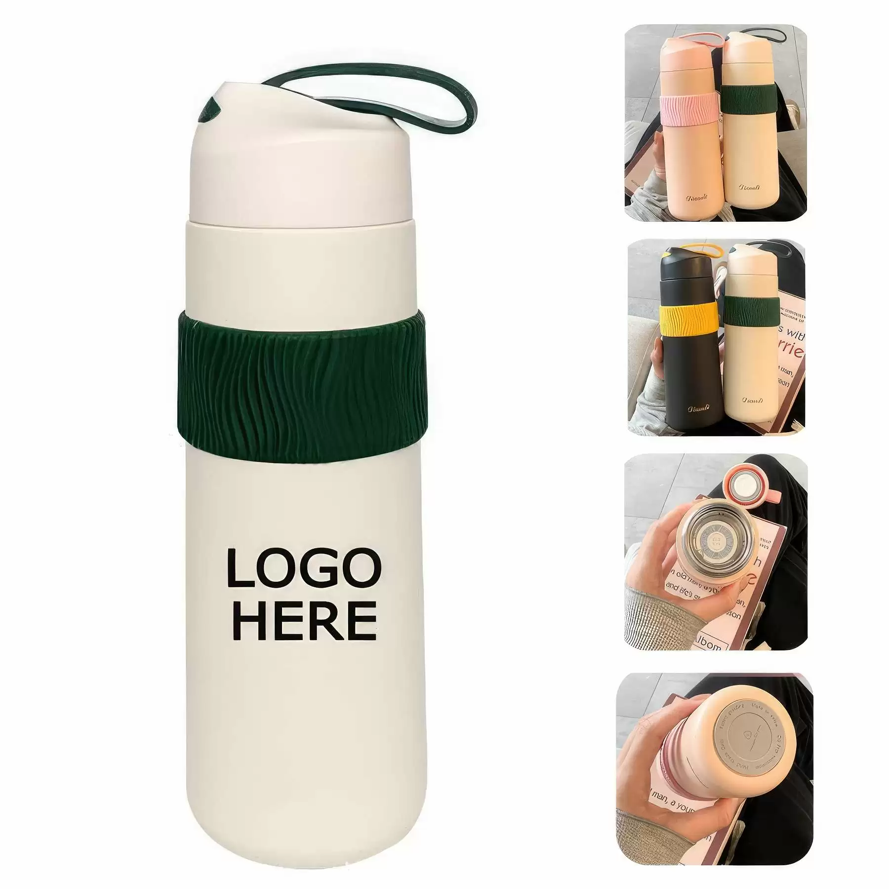 Stainless Steel Travel Tumbler With Handle