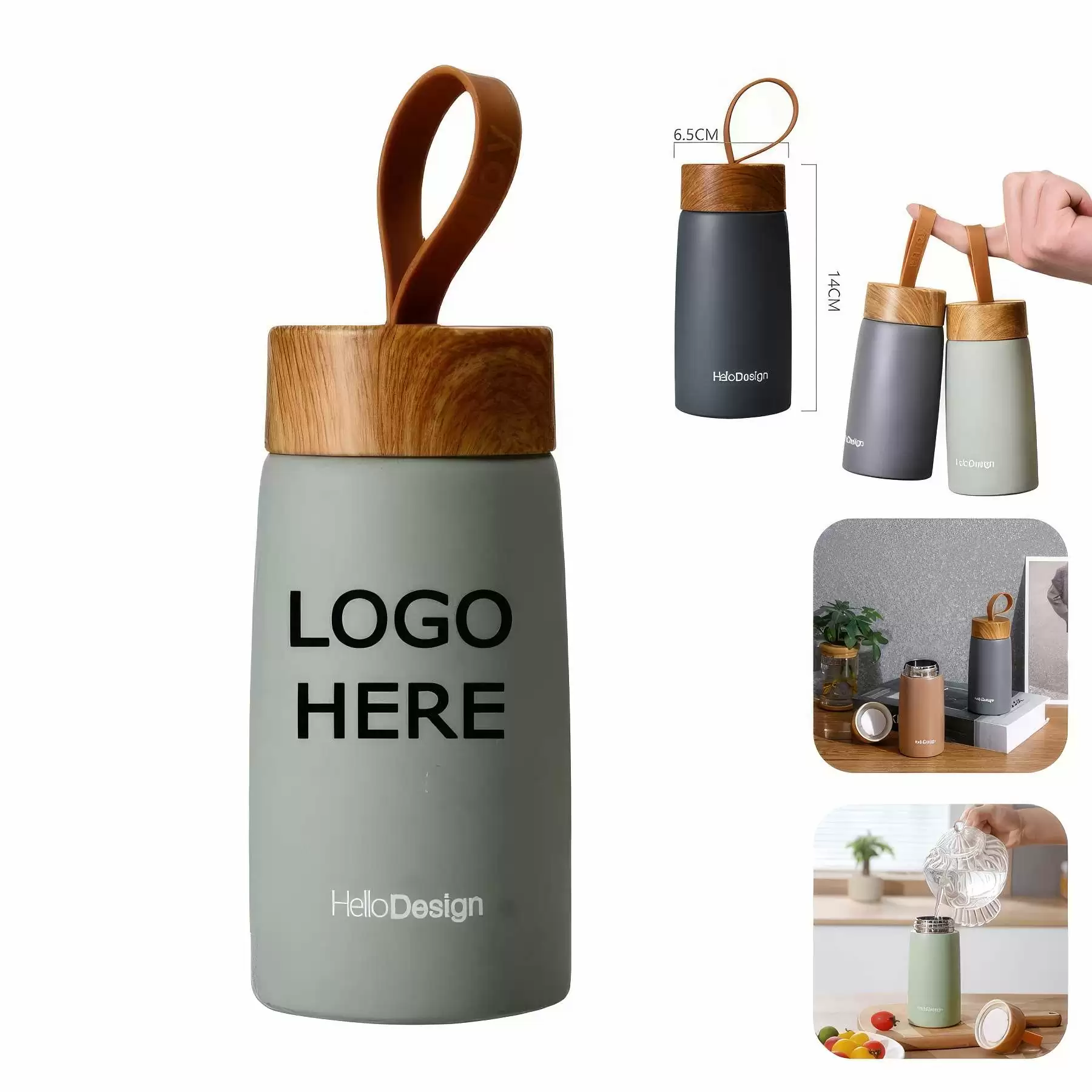 Custom 304 Stainless Steel Coffee Travel Tumbler with Lid