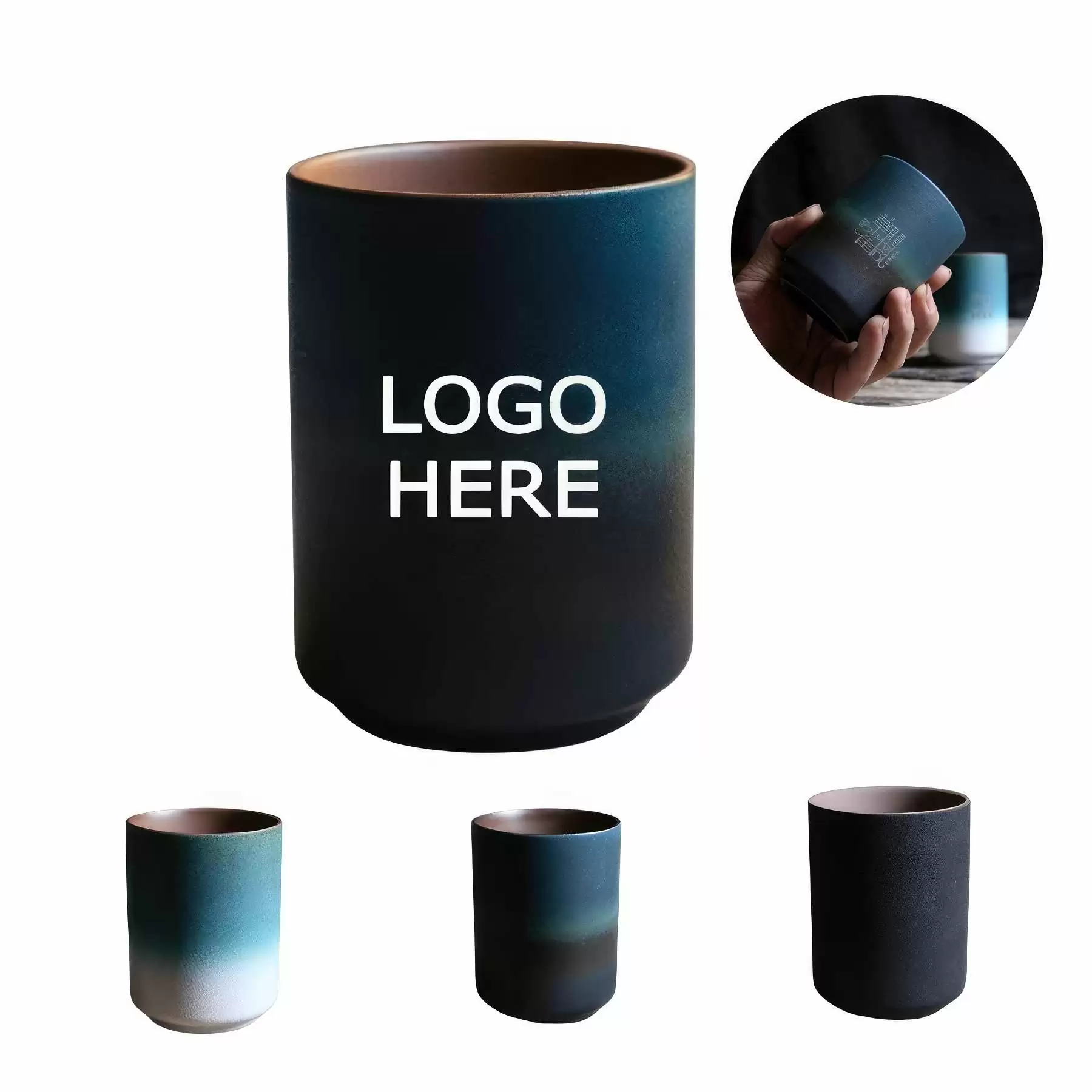 Custom stoneware Milk Tea Coffee Cup