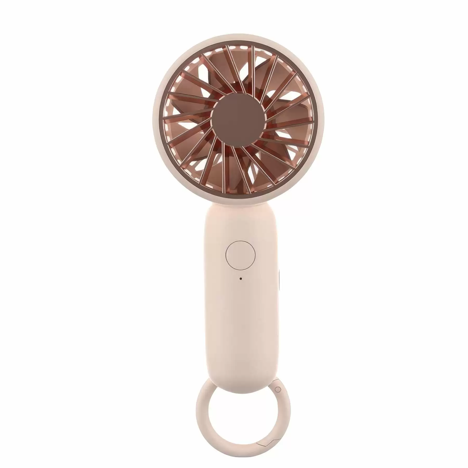 Custom Portable Handheld Mini Fan with Climbing Buckle - Image 2