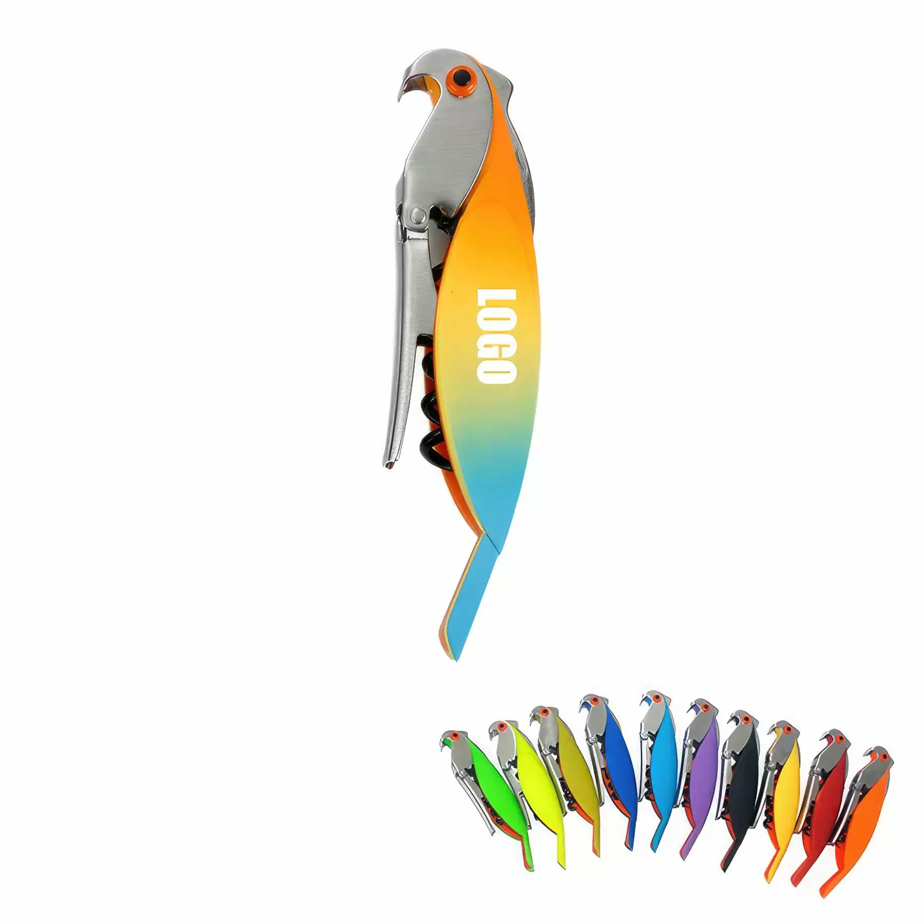 Colorful Parrot Wine Opener