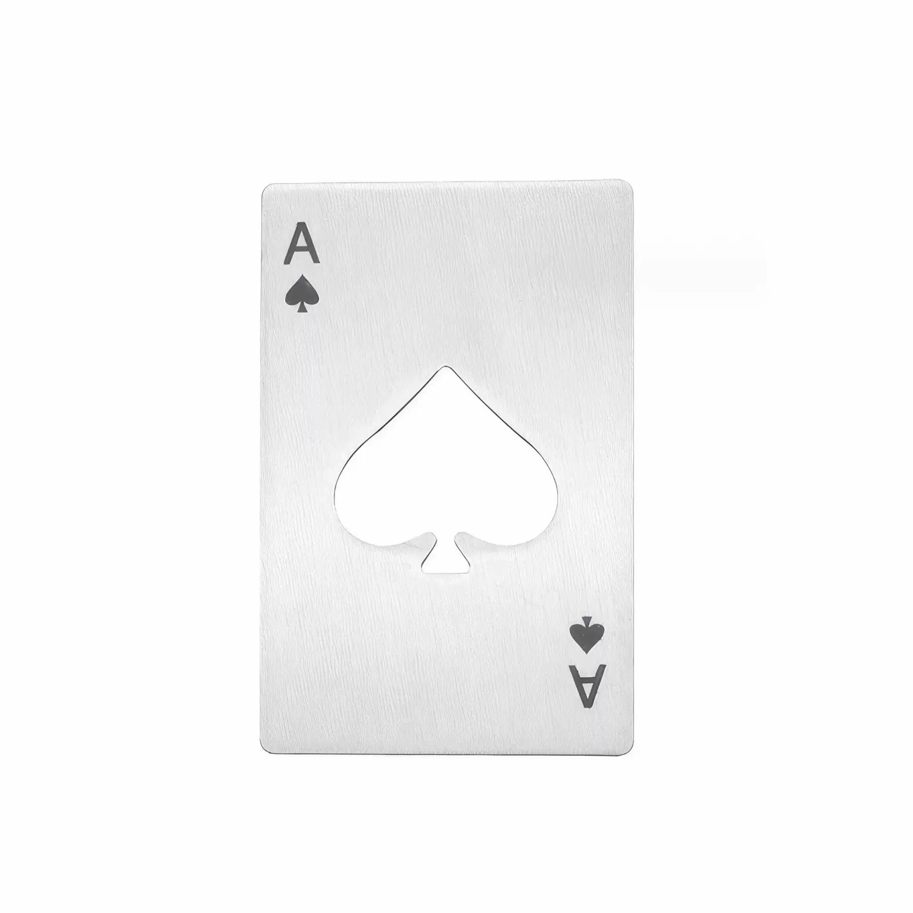 Metal Poker Card Beer Opener - Image 2