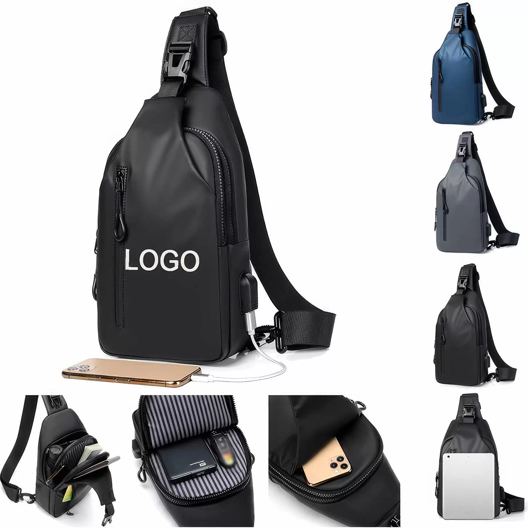 Multi-Functional Business Leisure Crossbody Bag