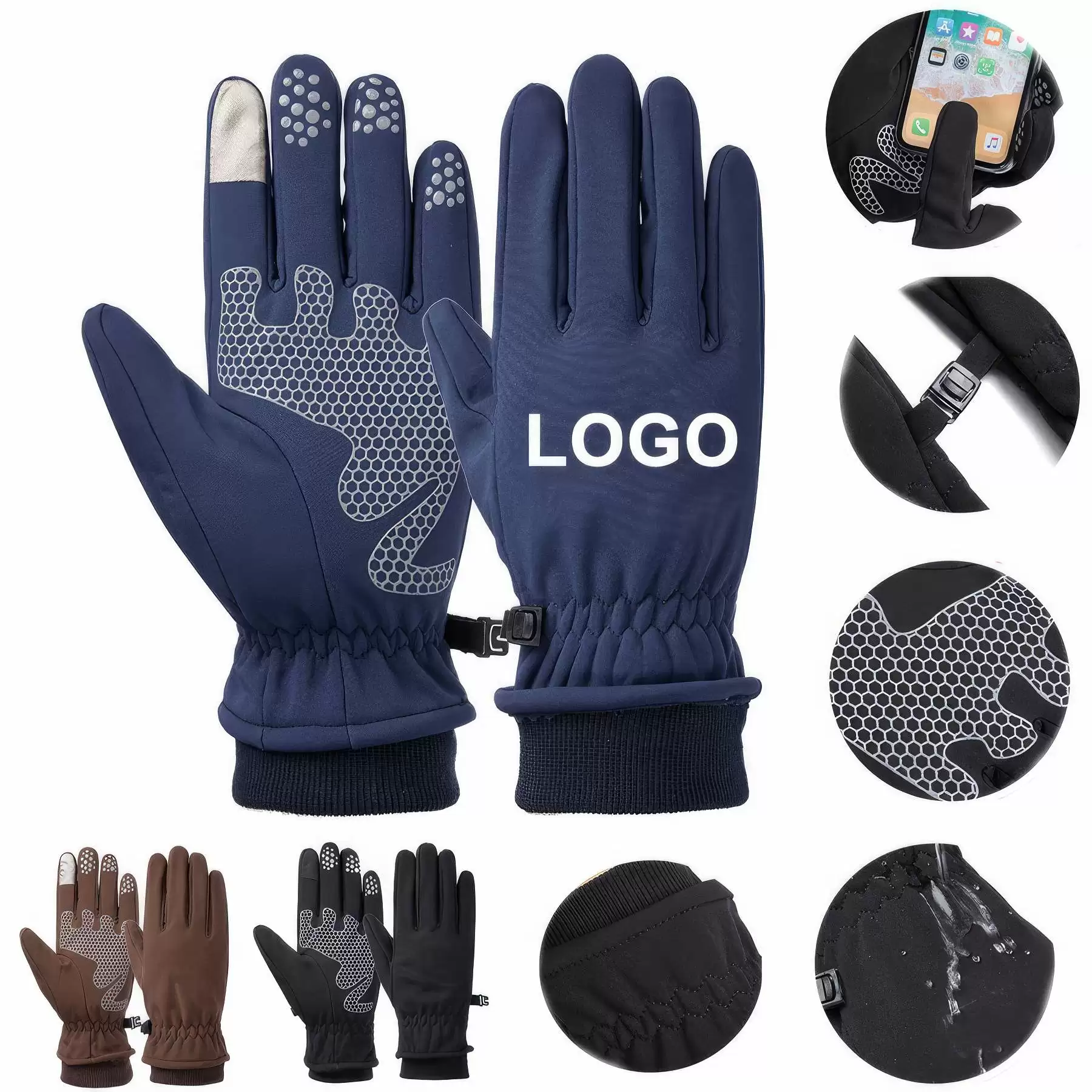 Winter Waterproof Windproof Warm Gloves