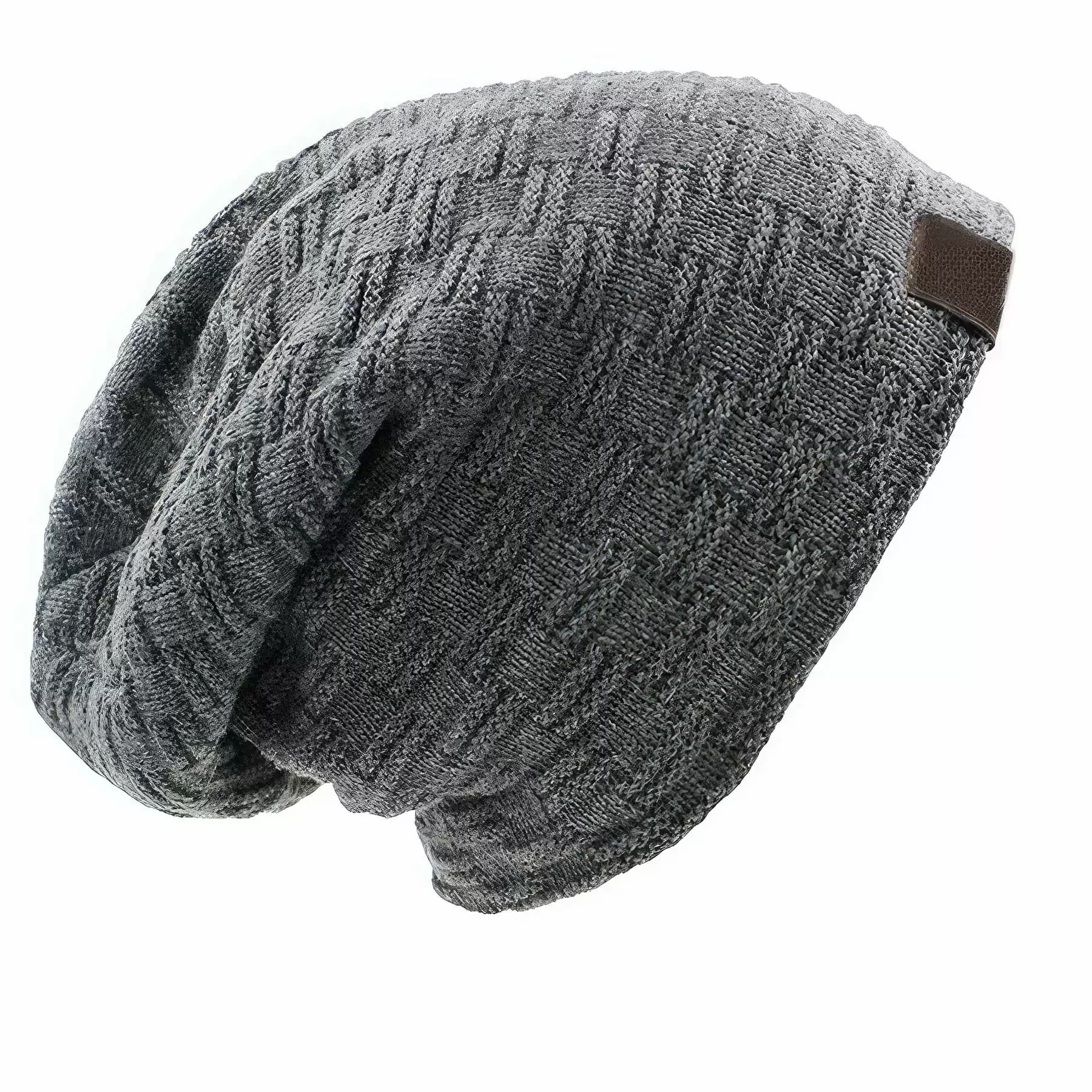 Wool Knitted Warm Fashion Pullover Hat - Image 2