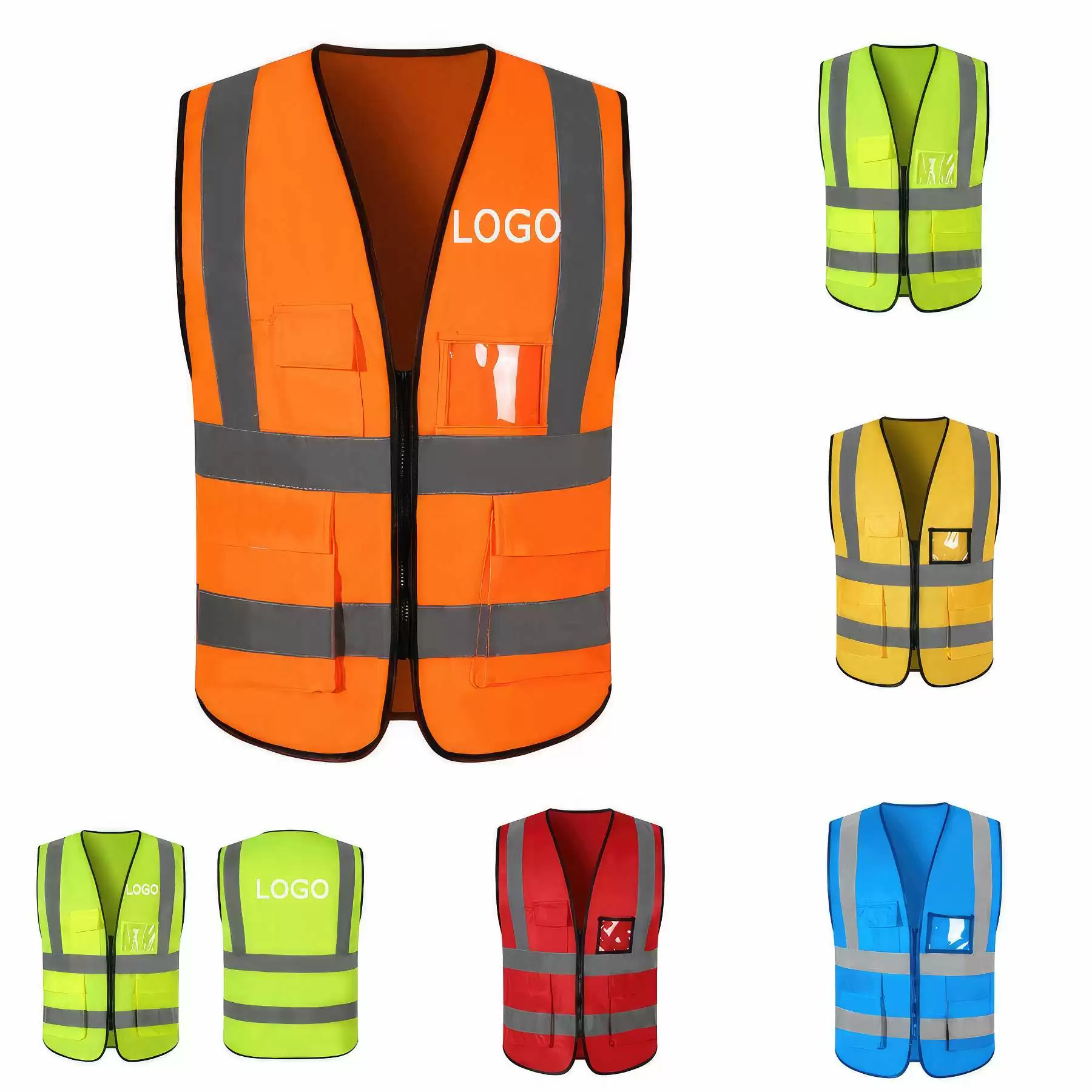 Reflective Safety Vest High Visibility Security