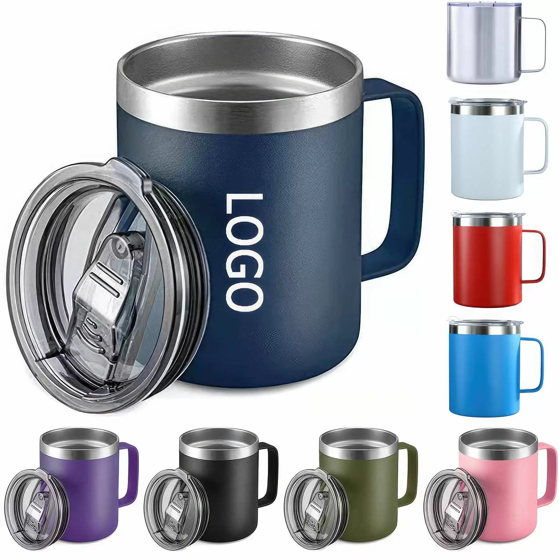 14oz Stainless Steel Insulated Coffee Mug