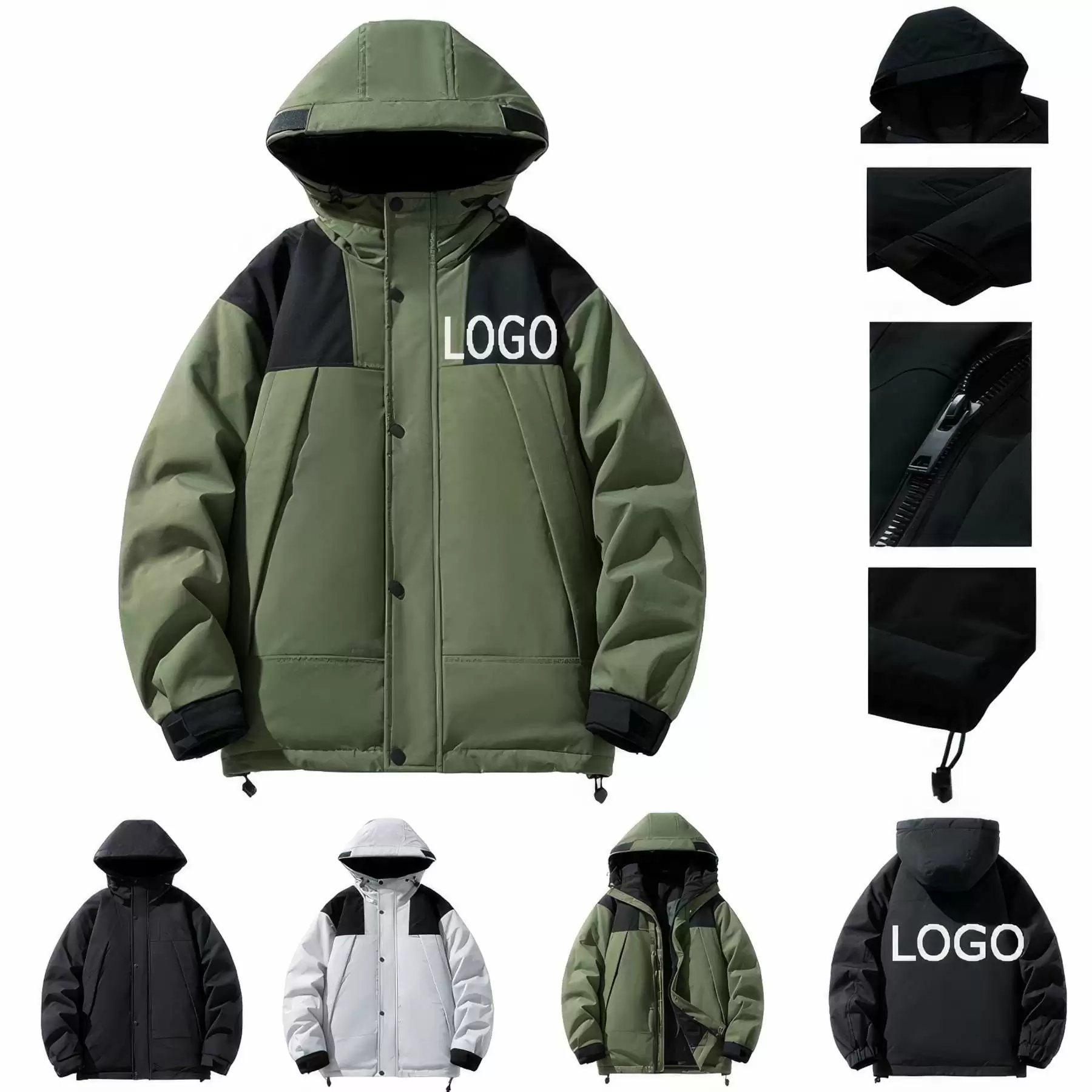 Outdoor Down Jackets White Duck Down Casual Coats