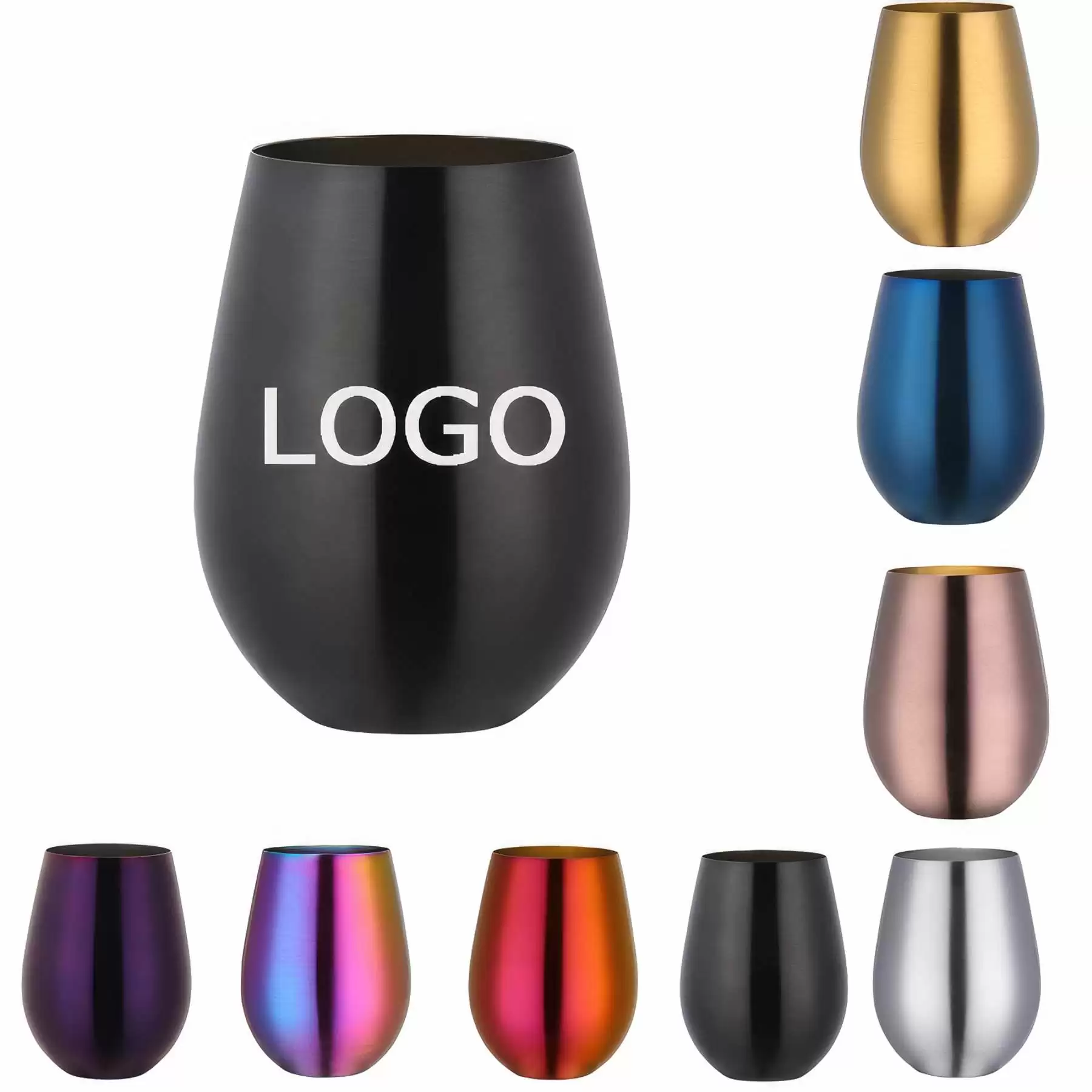 16 OZ 304 Stainless Steel Eggshell Cup