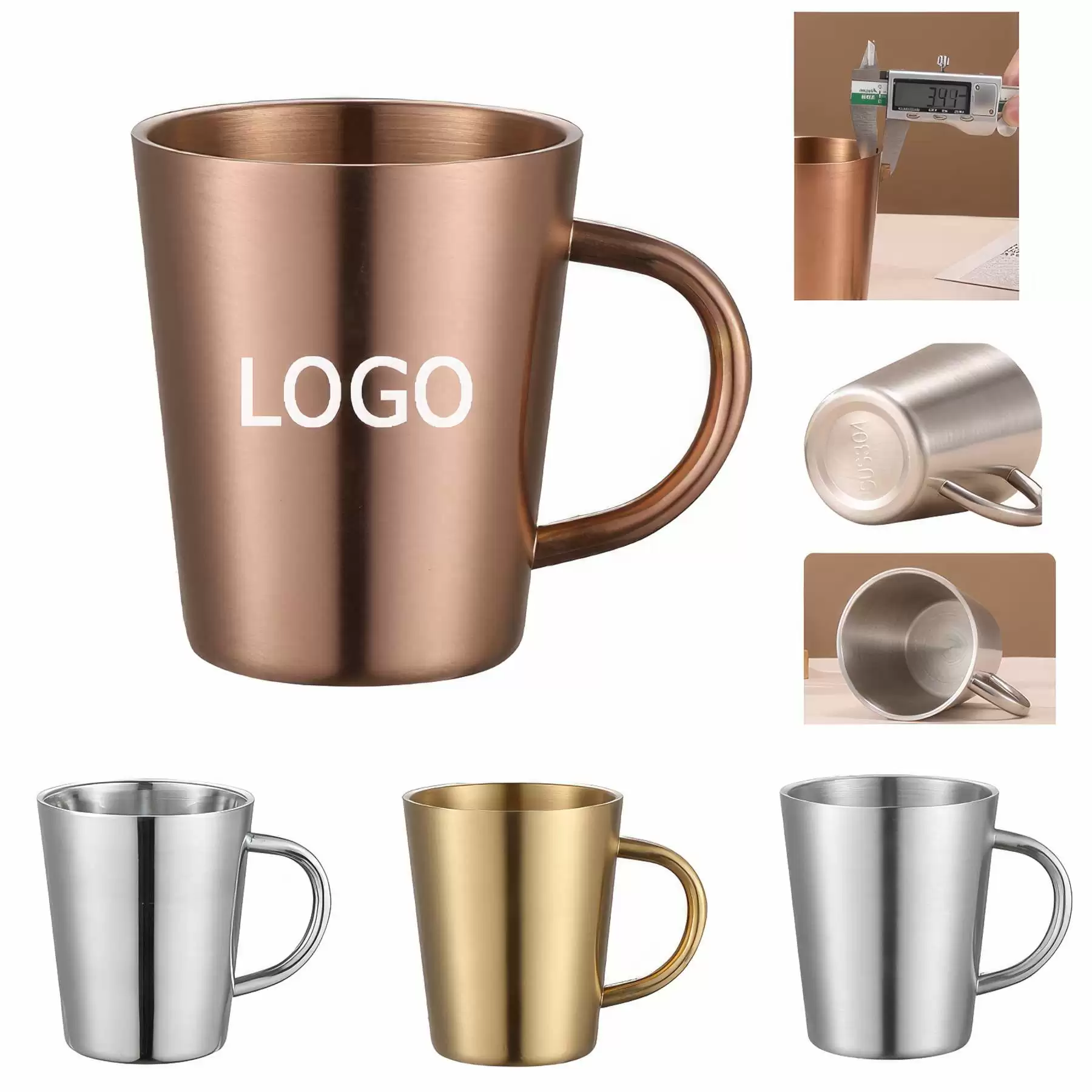 Double Wall Travel Coffee Mug