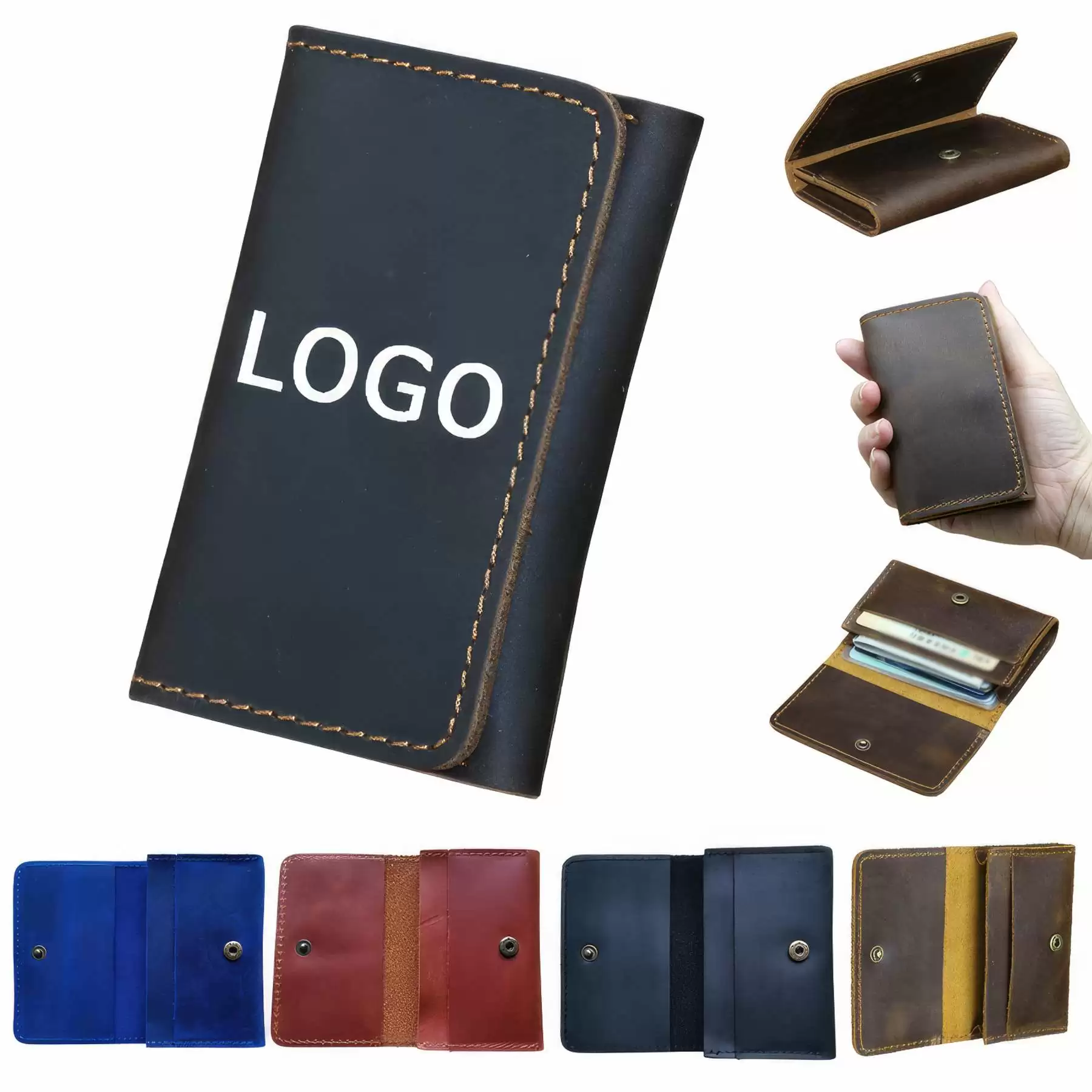 Top Grain Cowhide Unisex Card Holder