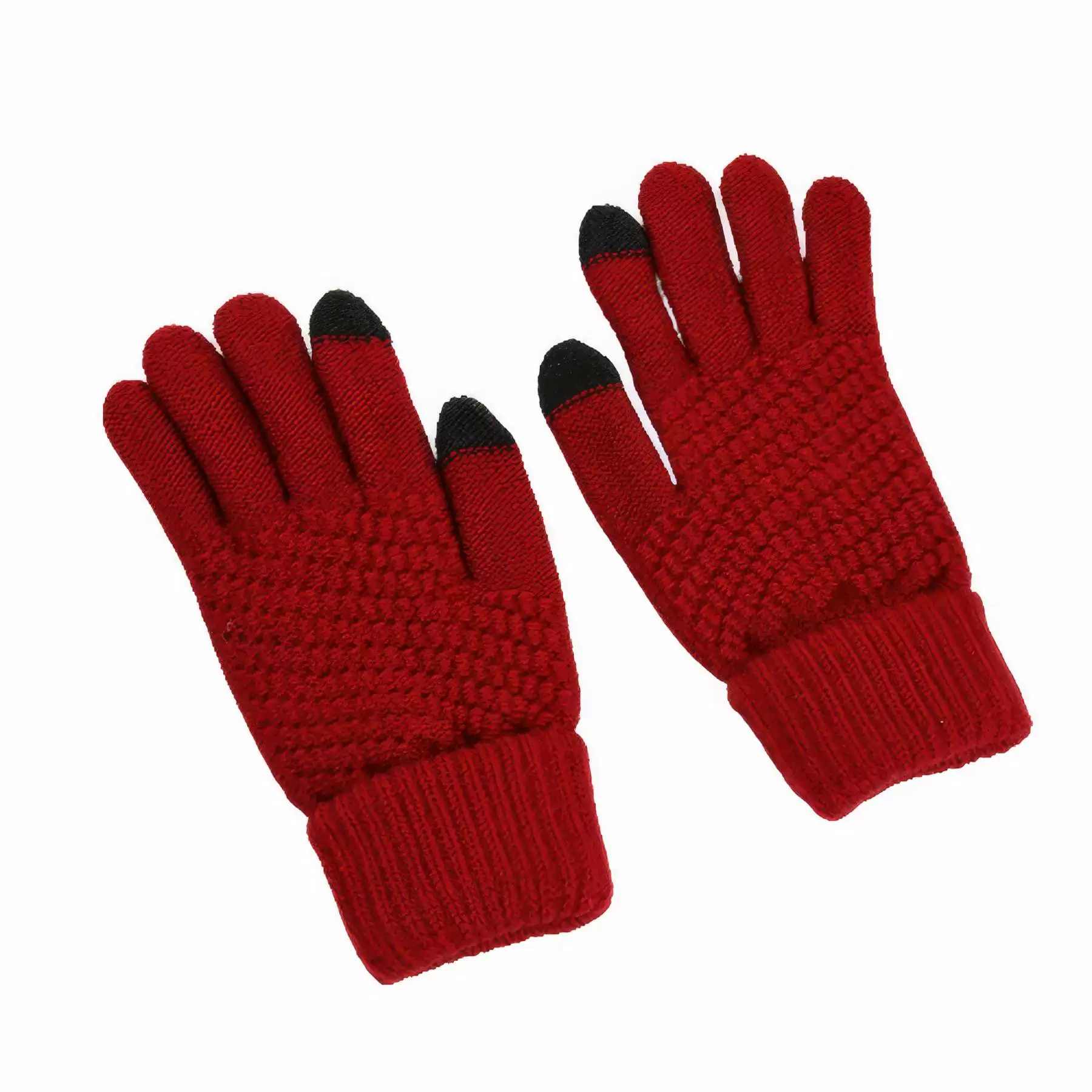 Fashion Jacquard Knitted Gloves - Image 2