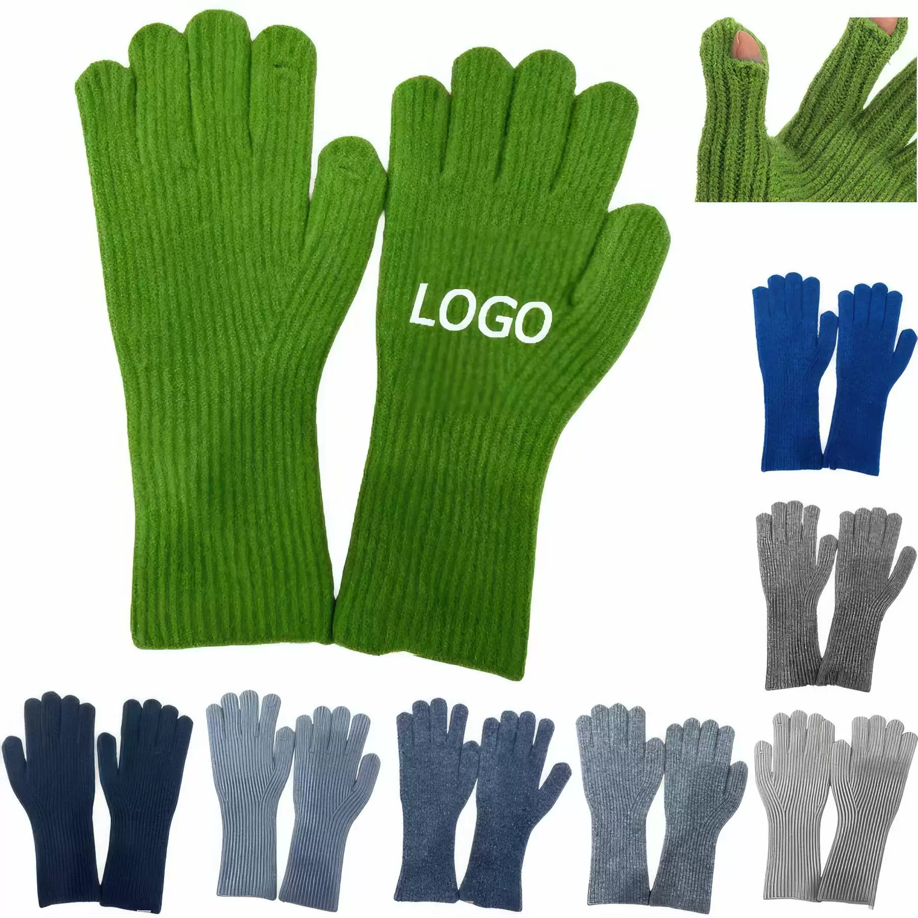 Adults Knitted Wool Gloves