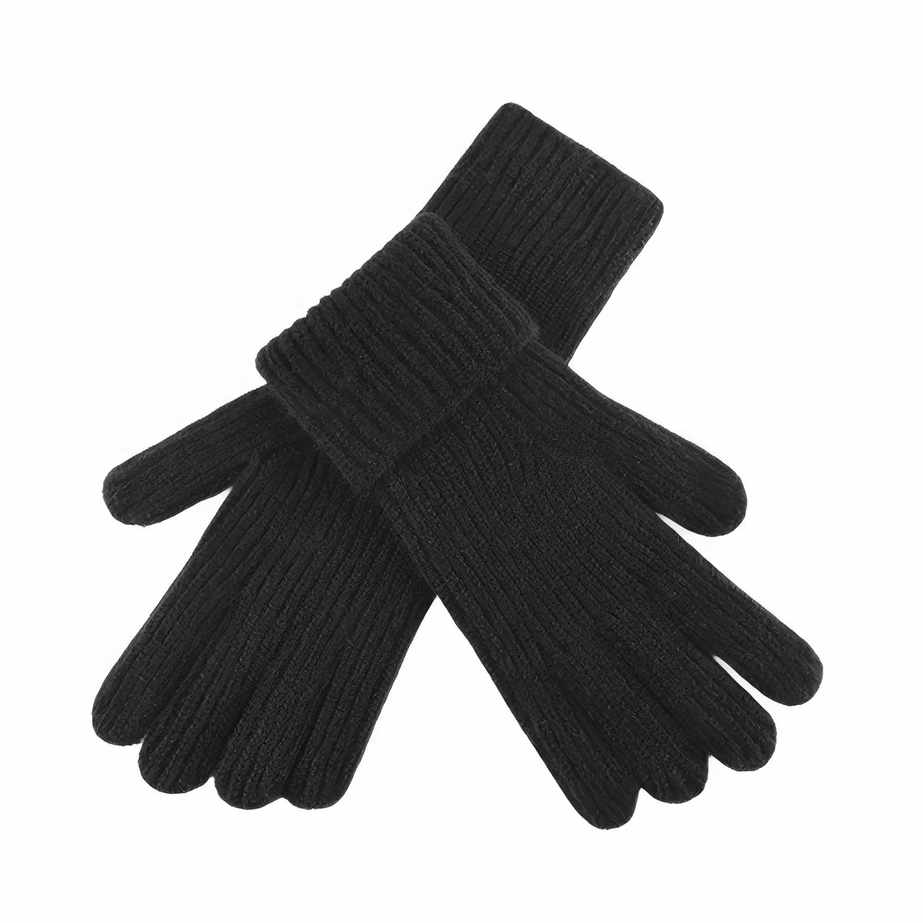 Warm Knit Lamb Wool Gloves - Image 2