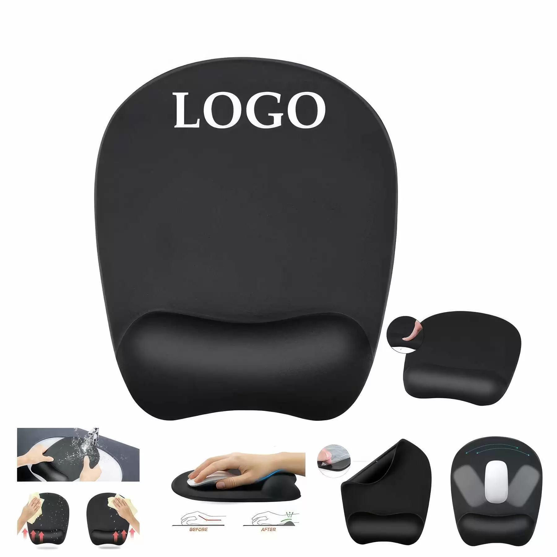 Comfortable Mouse Pad with Wrist Rest