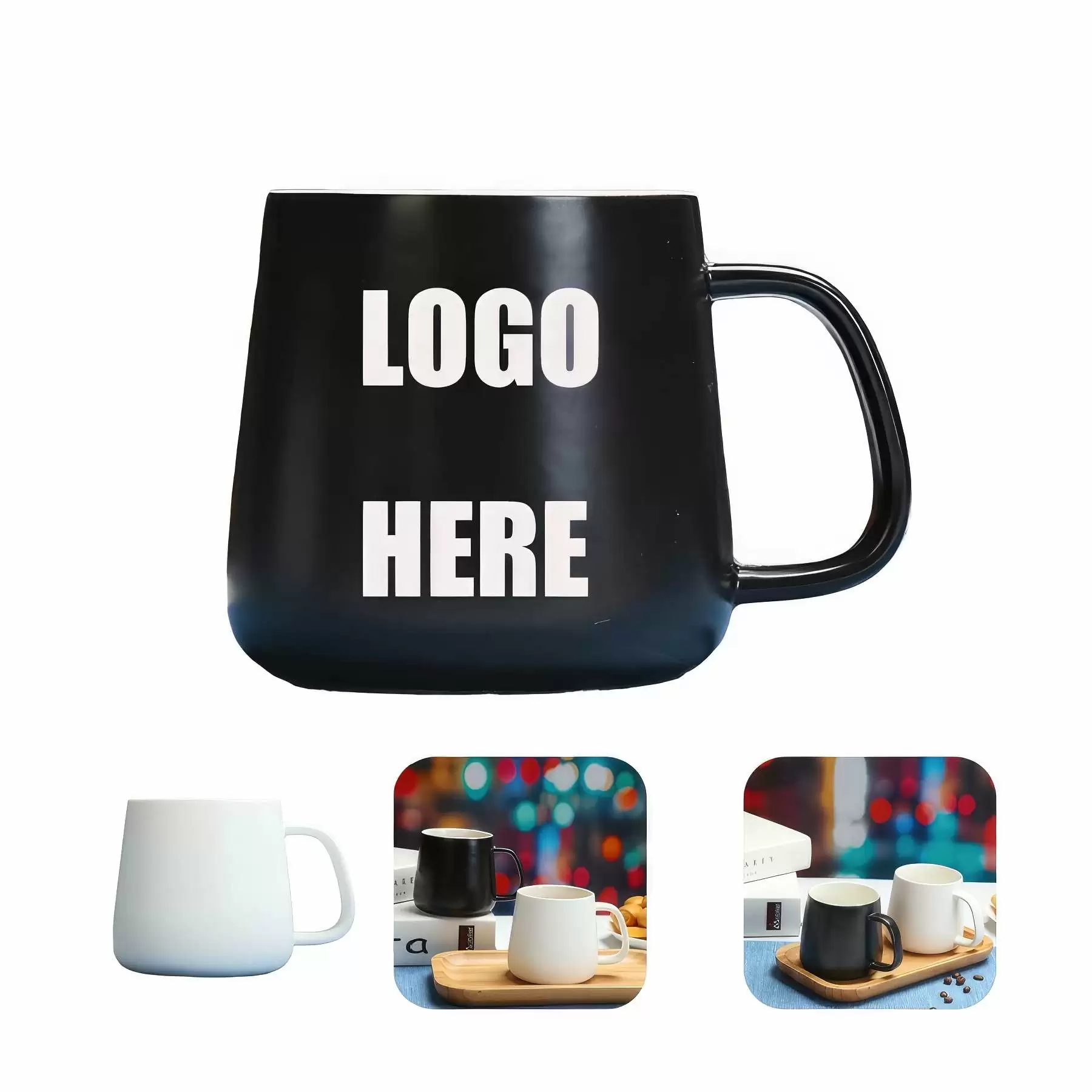 Custom 12 OZ Ceramic Mugs