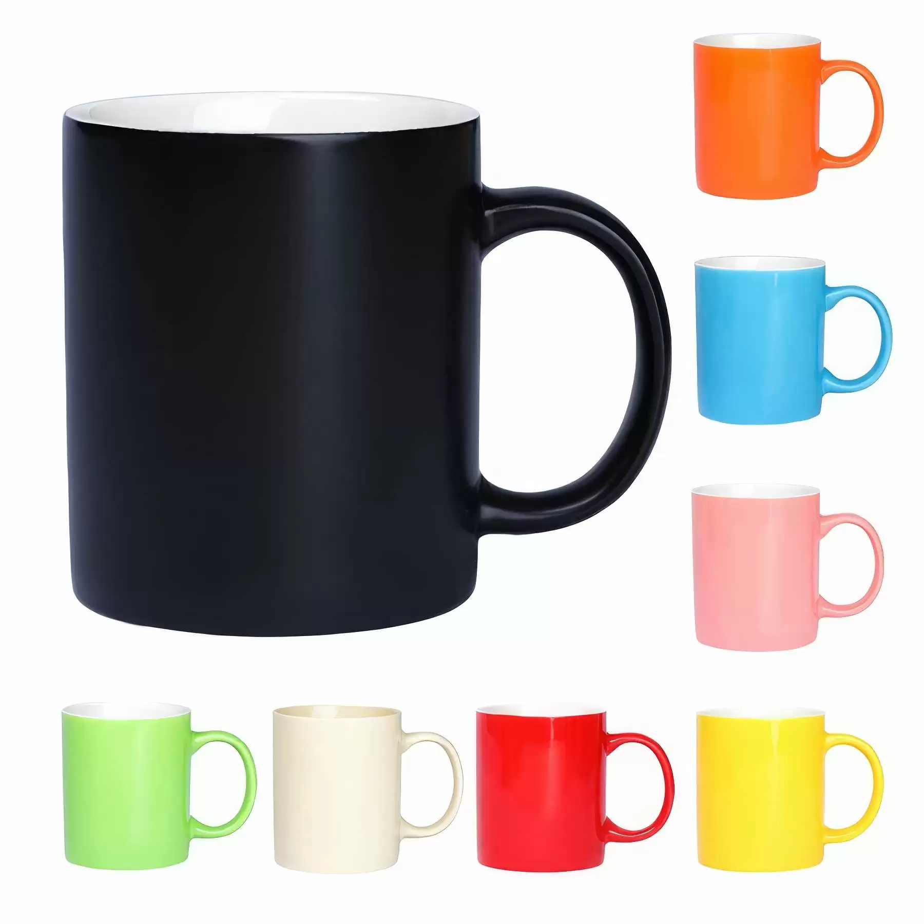 11 oz. Glossy Ceramic Coffee Mugs