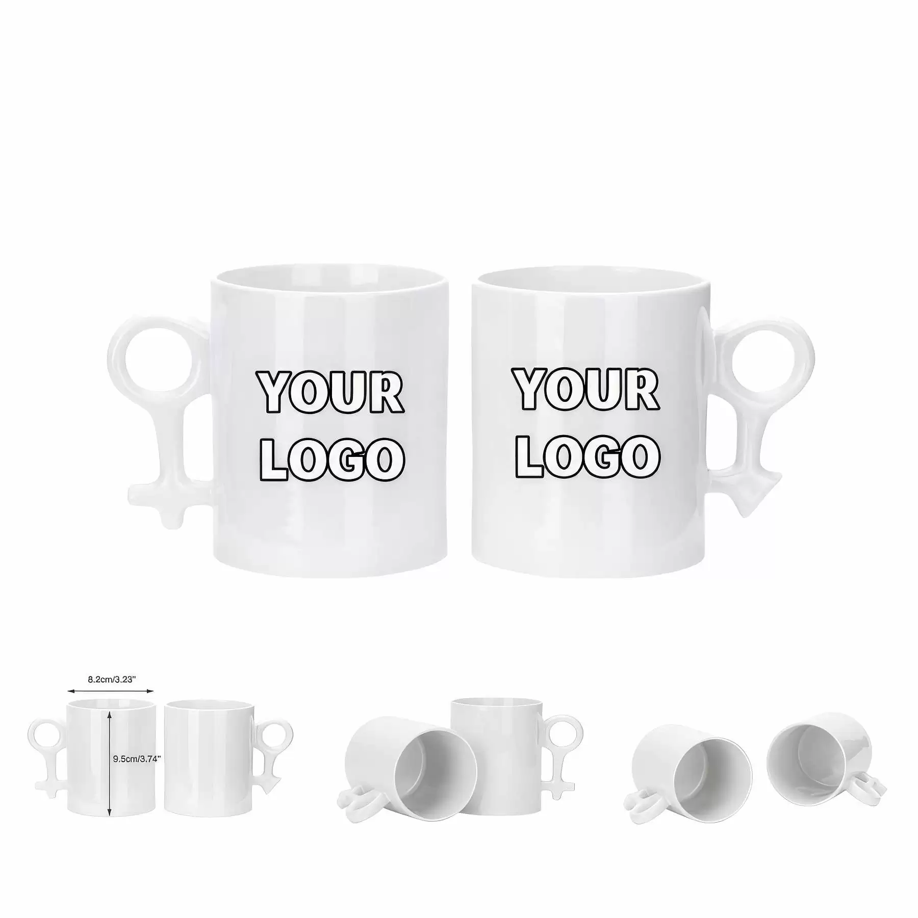 11 oz. Full Color Sublimation Ceramic Mug for Couples