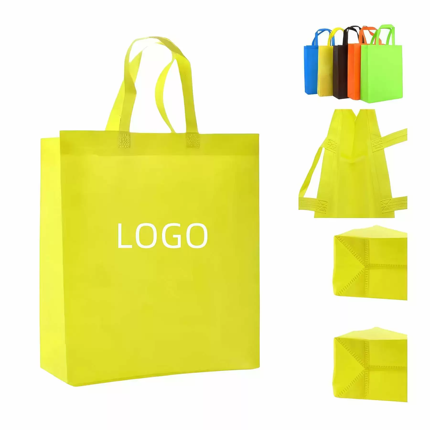 Reusable Nonwoven Shopping Tote Bags