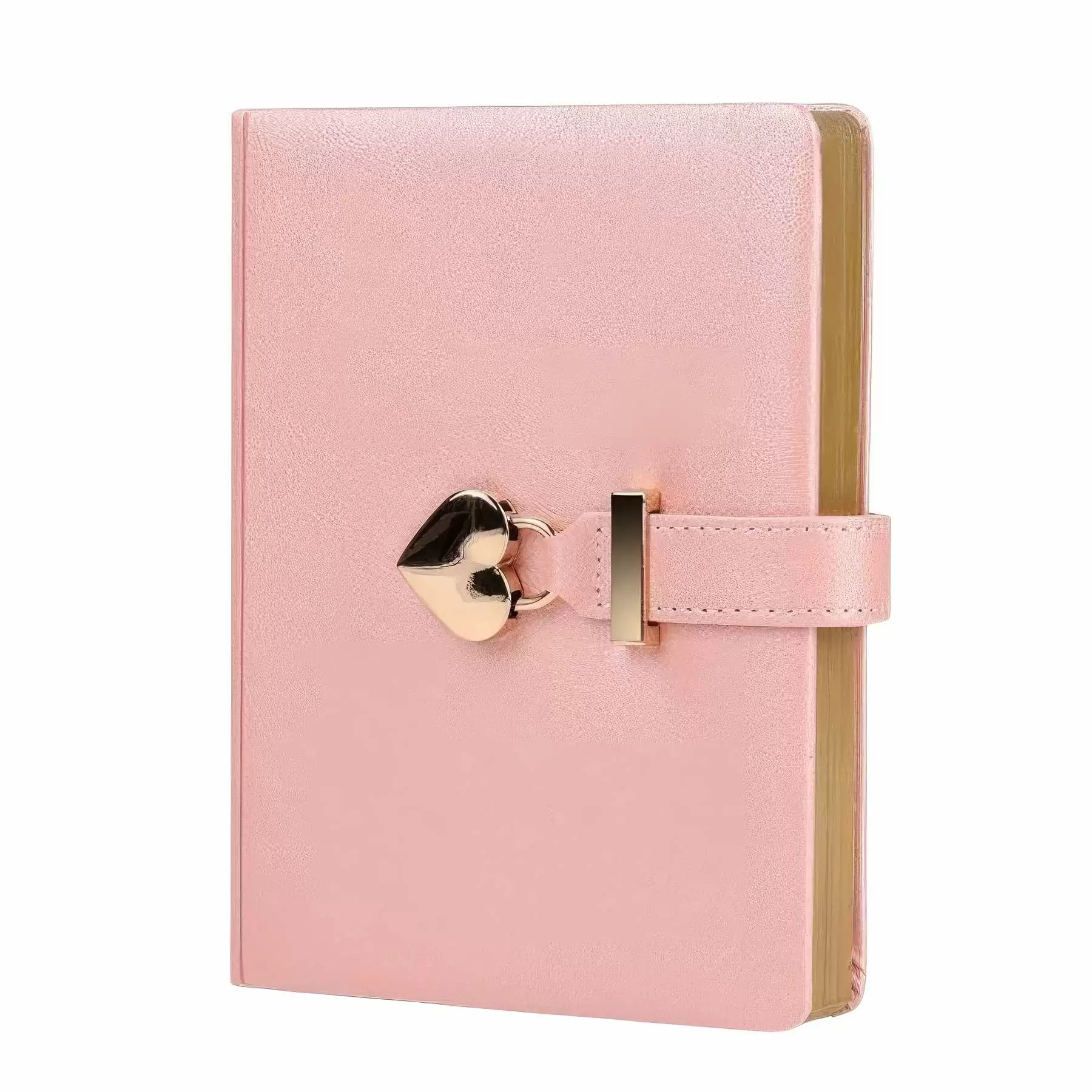 PU Leather Thickened B6 Notebook with Lock - Image 2