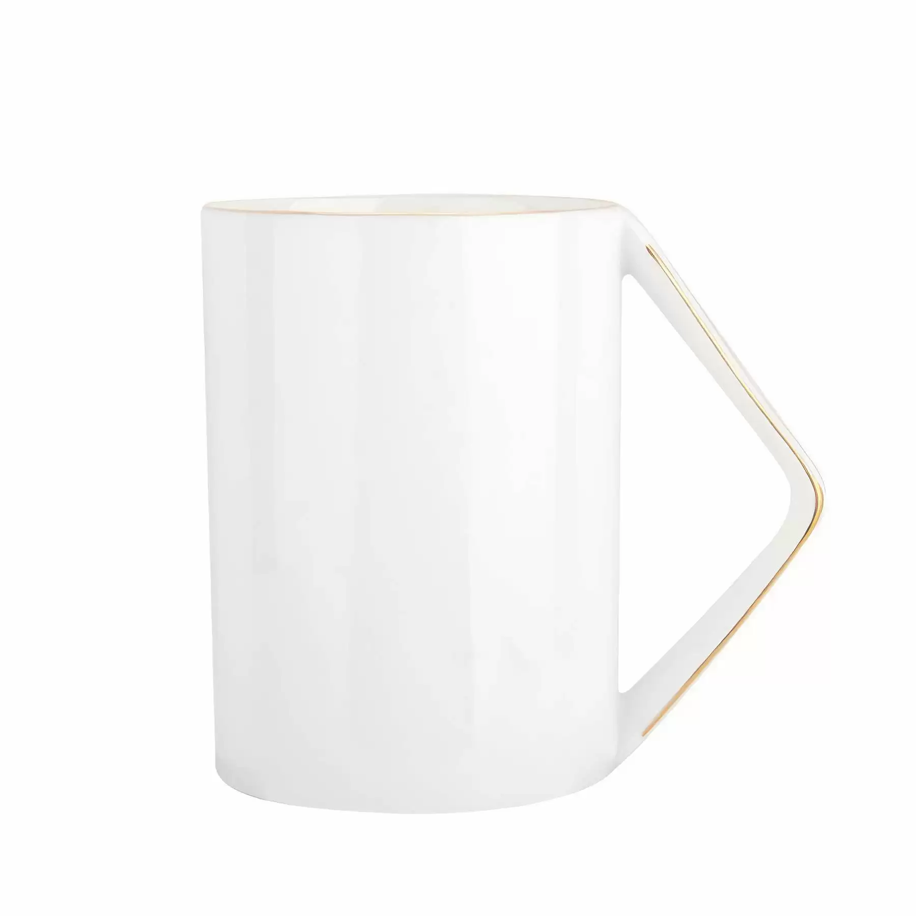 Creative Ceramic Couple Upside Down Bone China Mug - Image 2