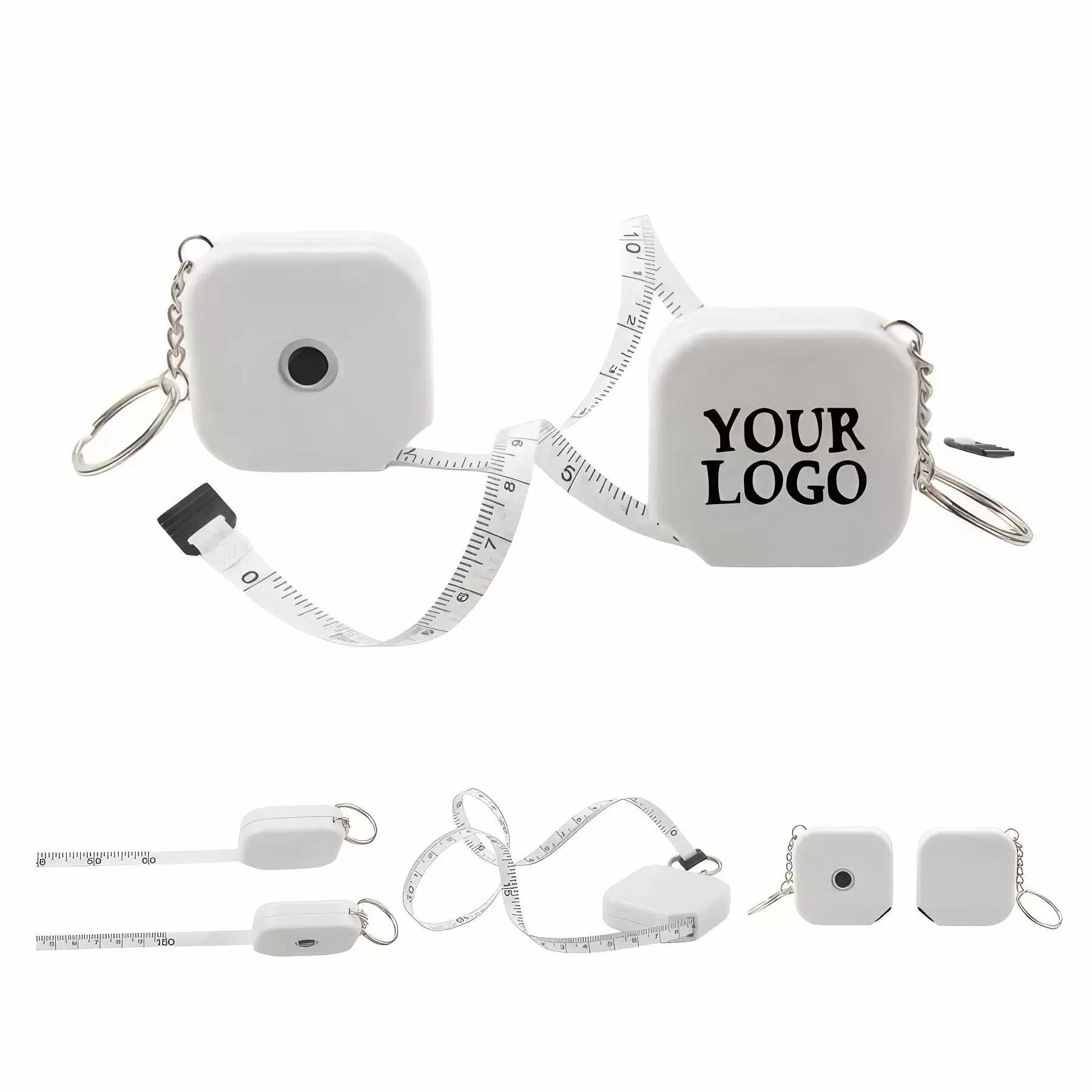 Soft Tape Measure With Key Ring