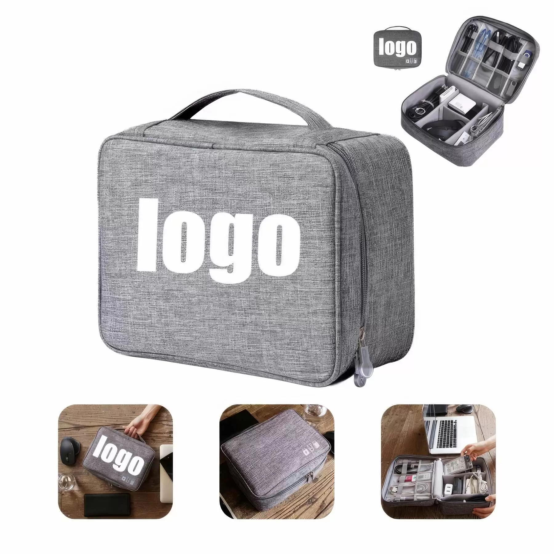 Electronics Cable Charger Organizer Bag