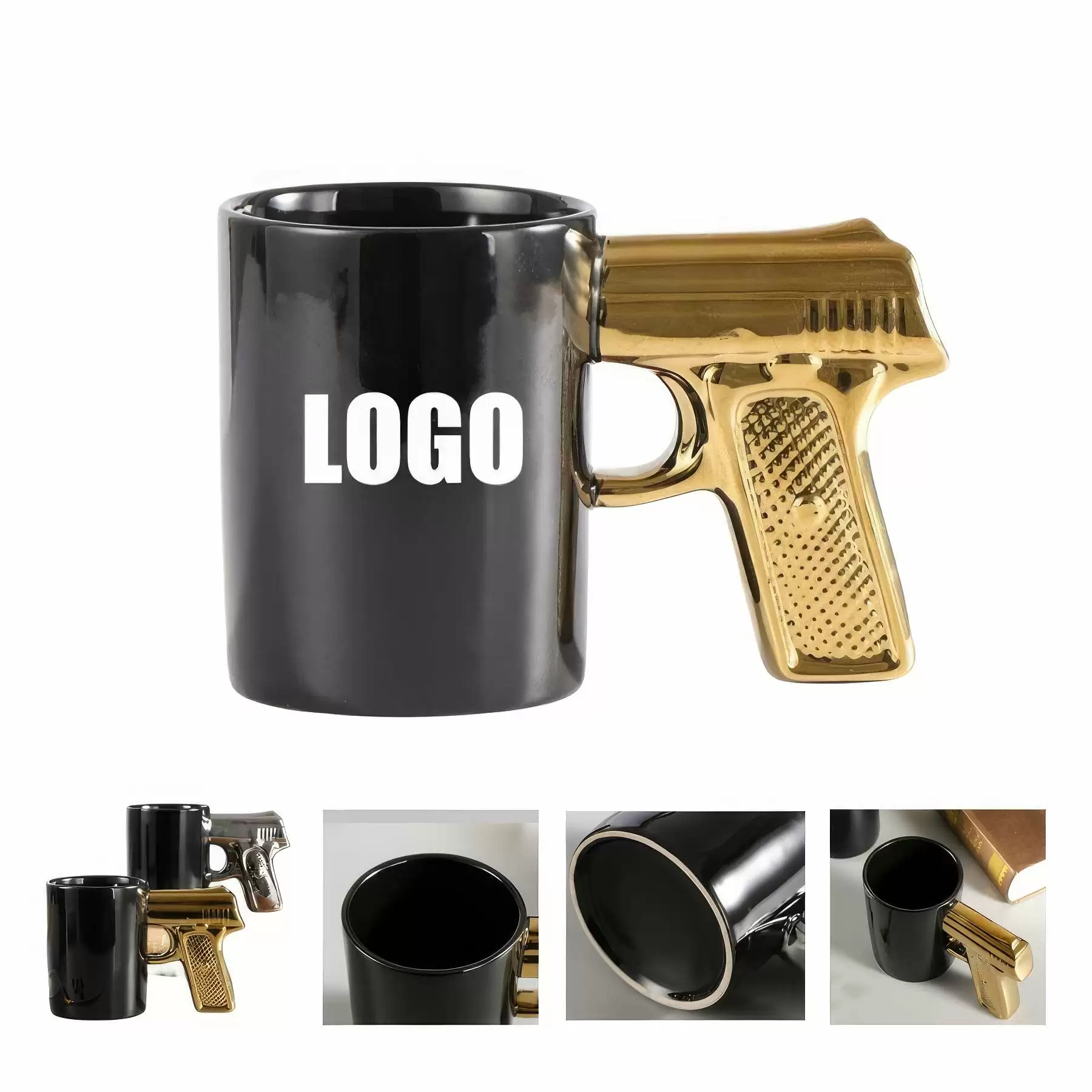Custom 15 oz Creative pistol mugs