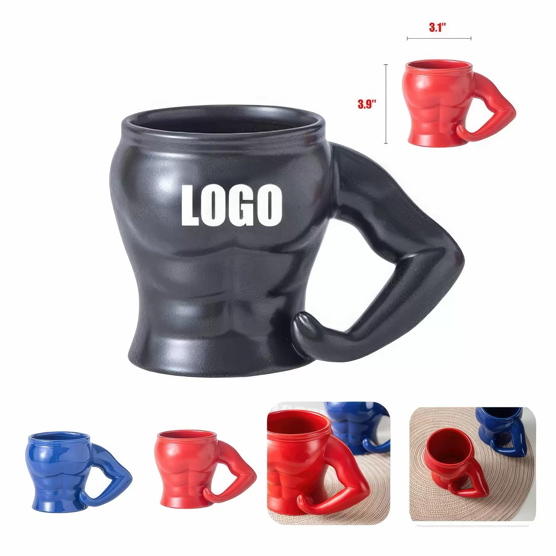Custom 12 oz Creative 3D abs cup