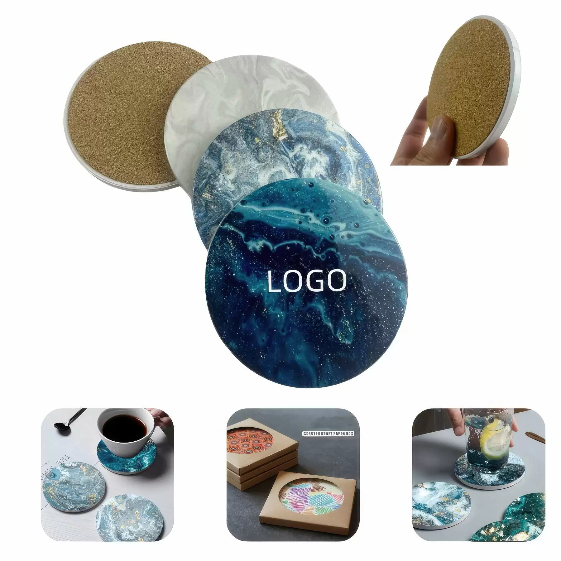 Custom Ceramic Coasters