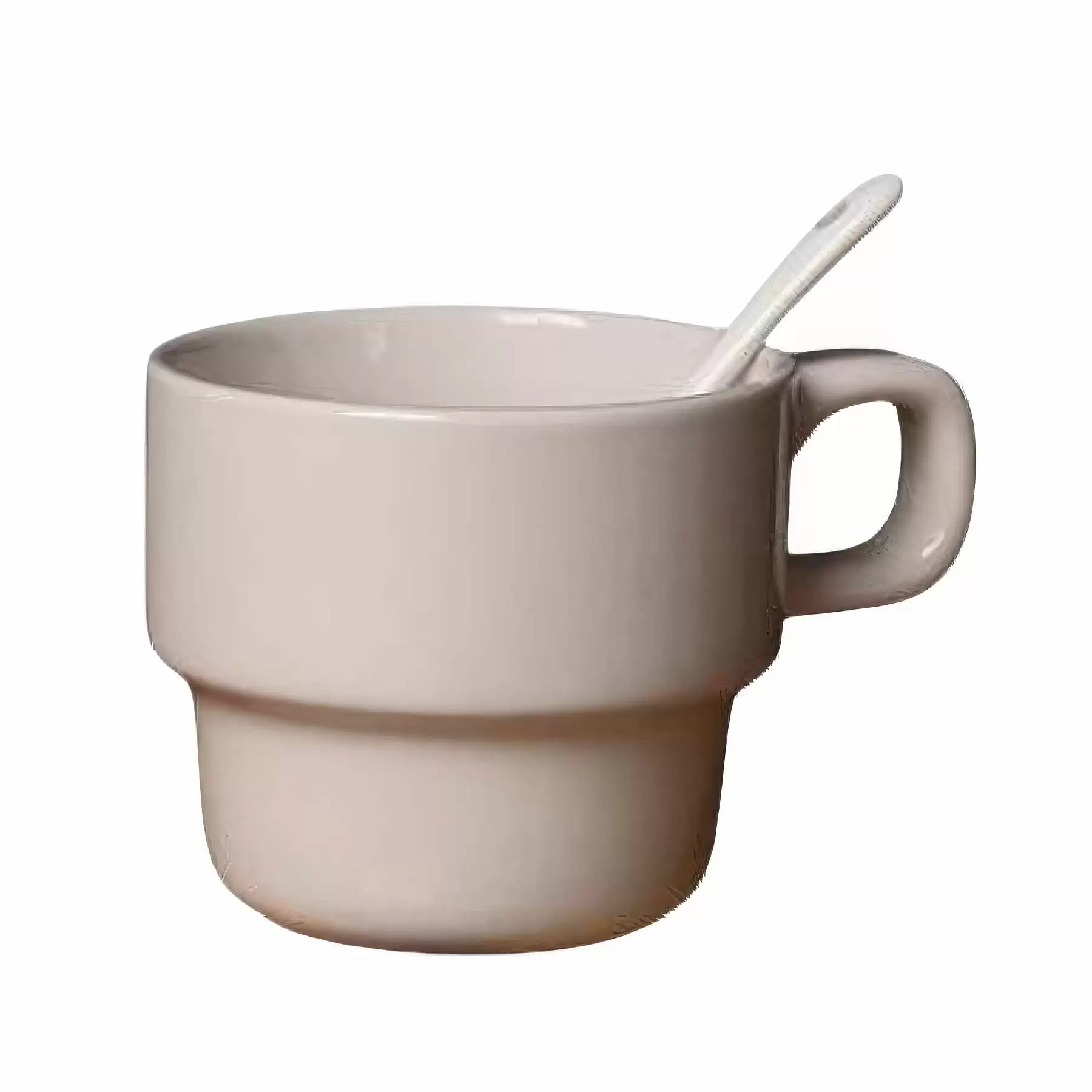 300ml 10oz Ceramic Stackable Coffe Mug & Glossy Gift Cup - Image 2