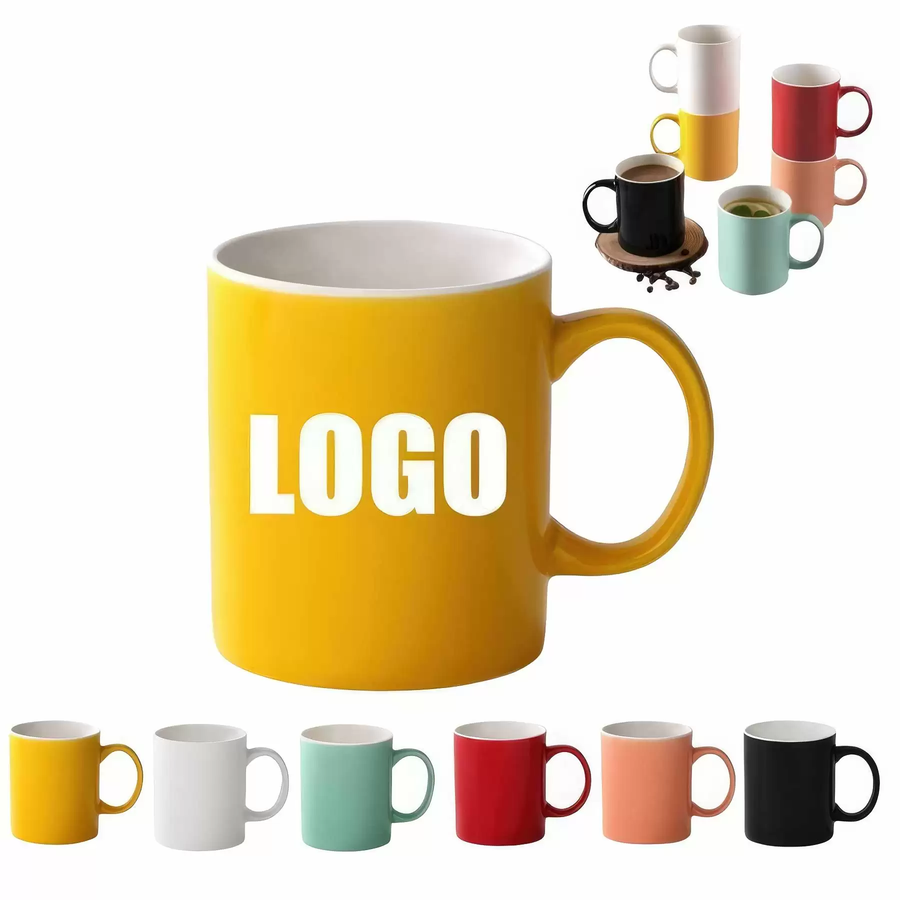330ml 11oz Ceramic Coffe Tea Mug & Gift Drinking Cup