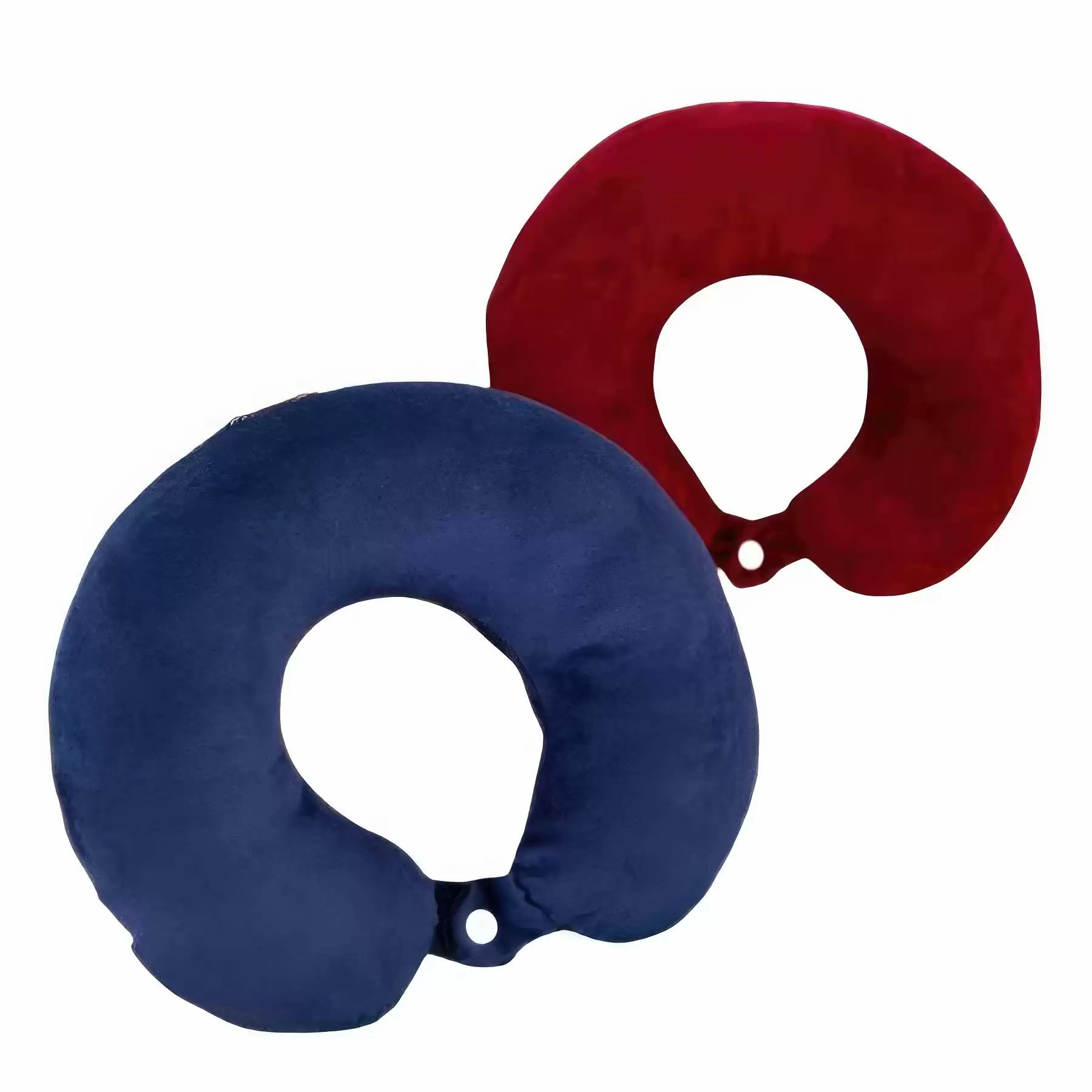 Fluffy U-Shape Airplane Car Travel Neck Support Sleep Pillow - Image 2