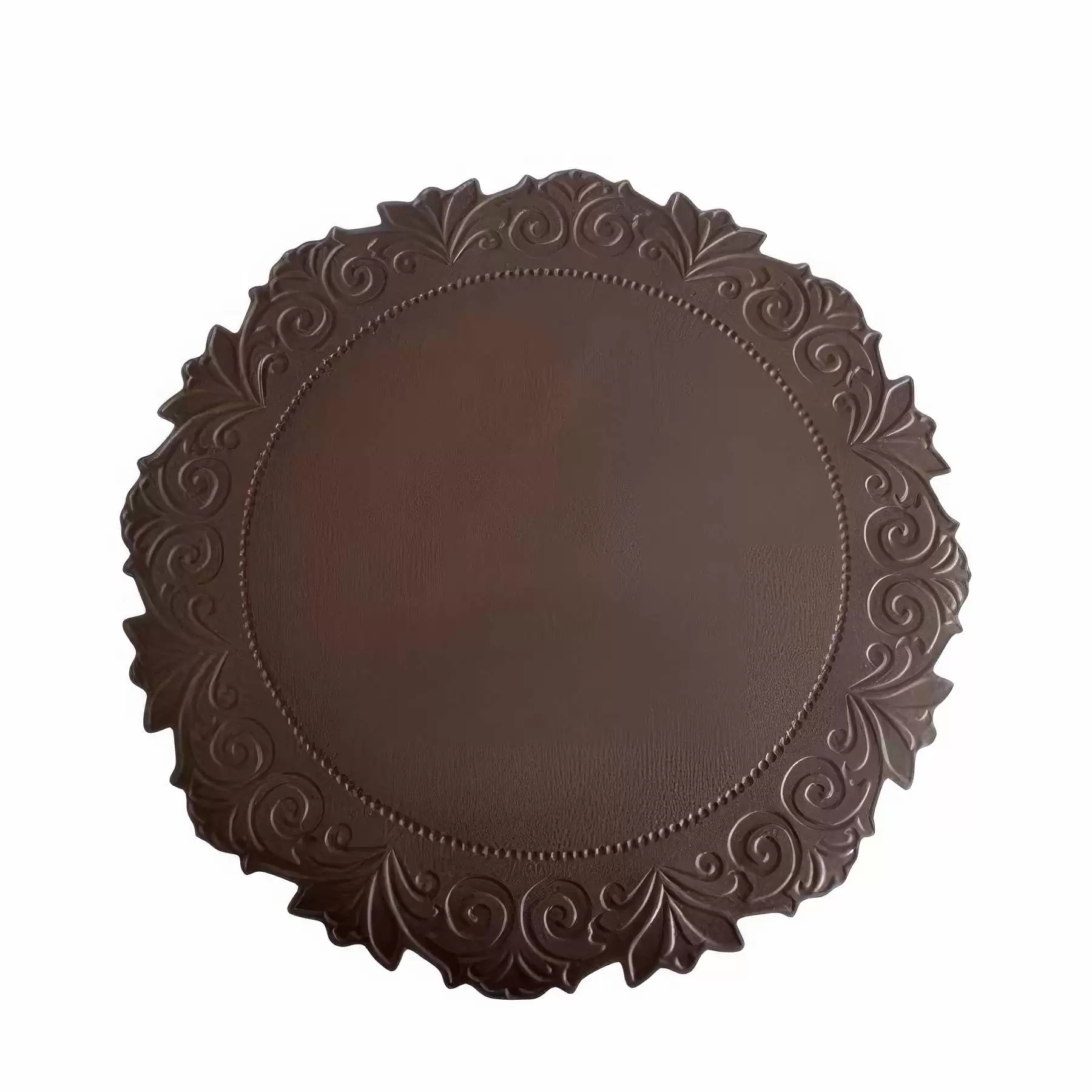 PVC Leather Flower Shape Food Placemat Dining Table Mat - Image 2