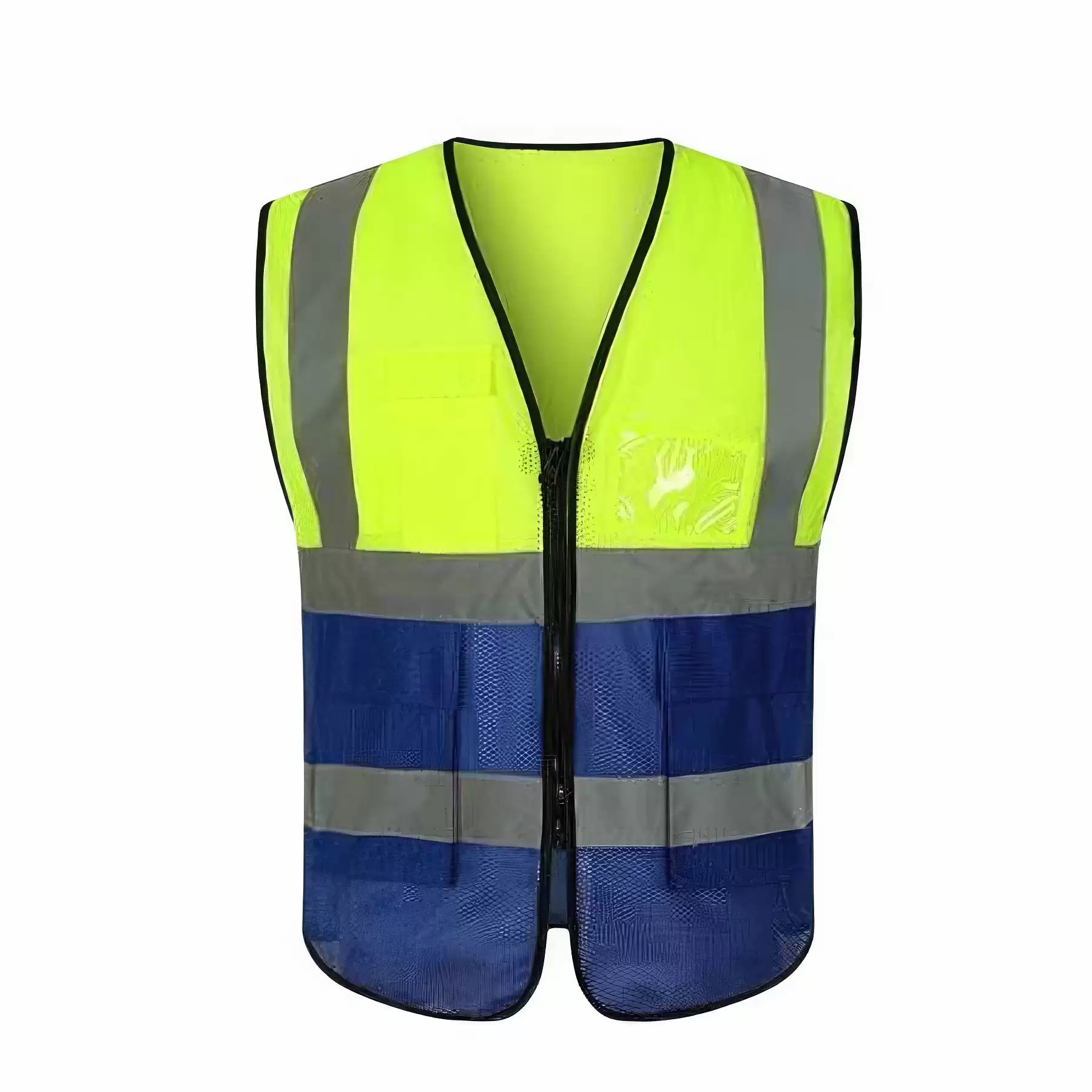 Emergency Security Construction Riding Reflective Strip Vest - Image 2