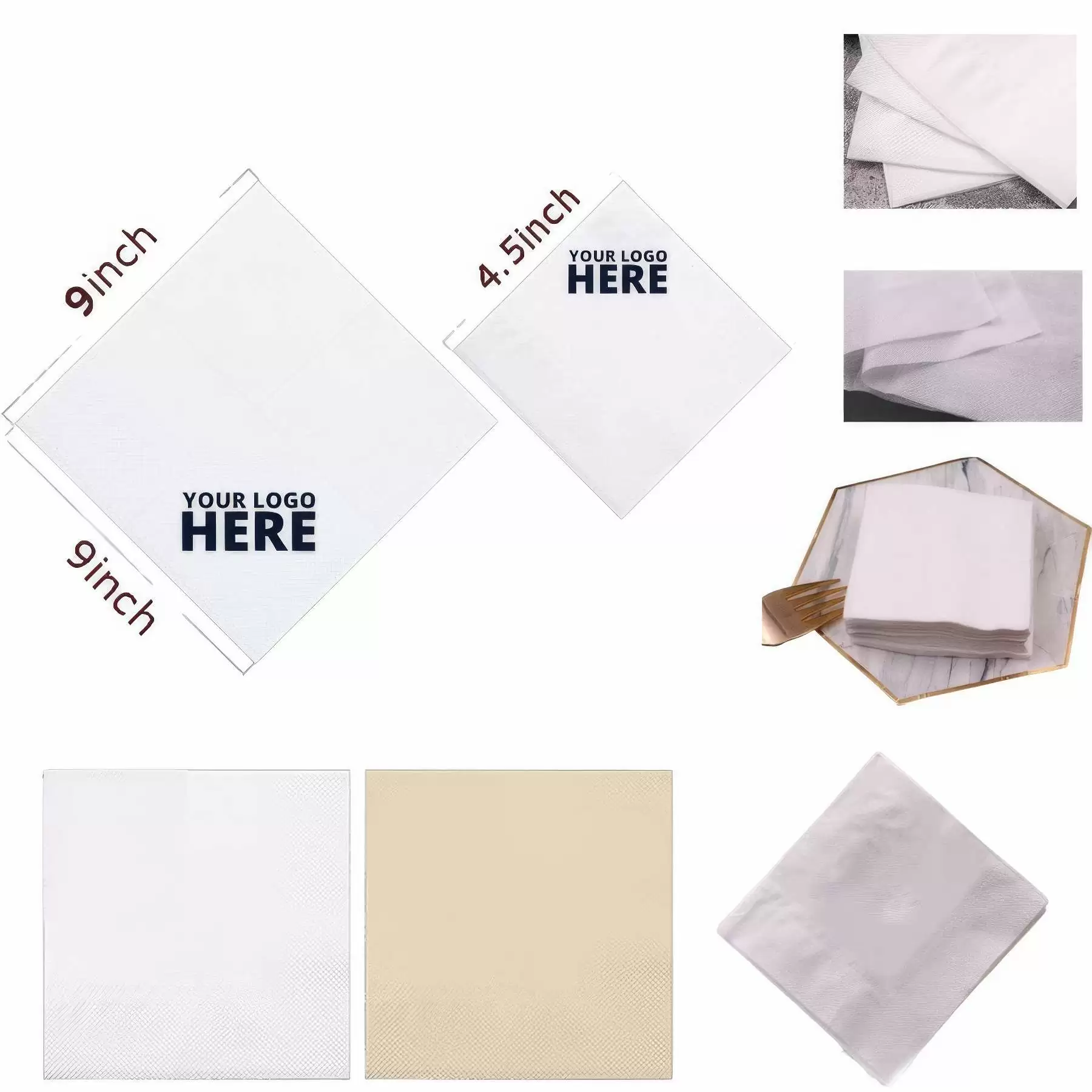 Custom Advertising Tissue Napkins