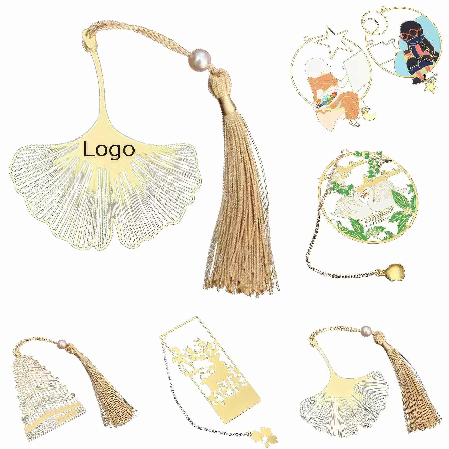 Artistic Hollowed-out Bookmark