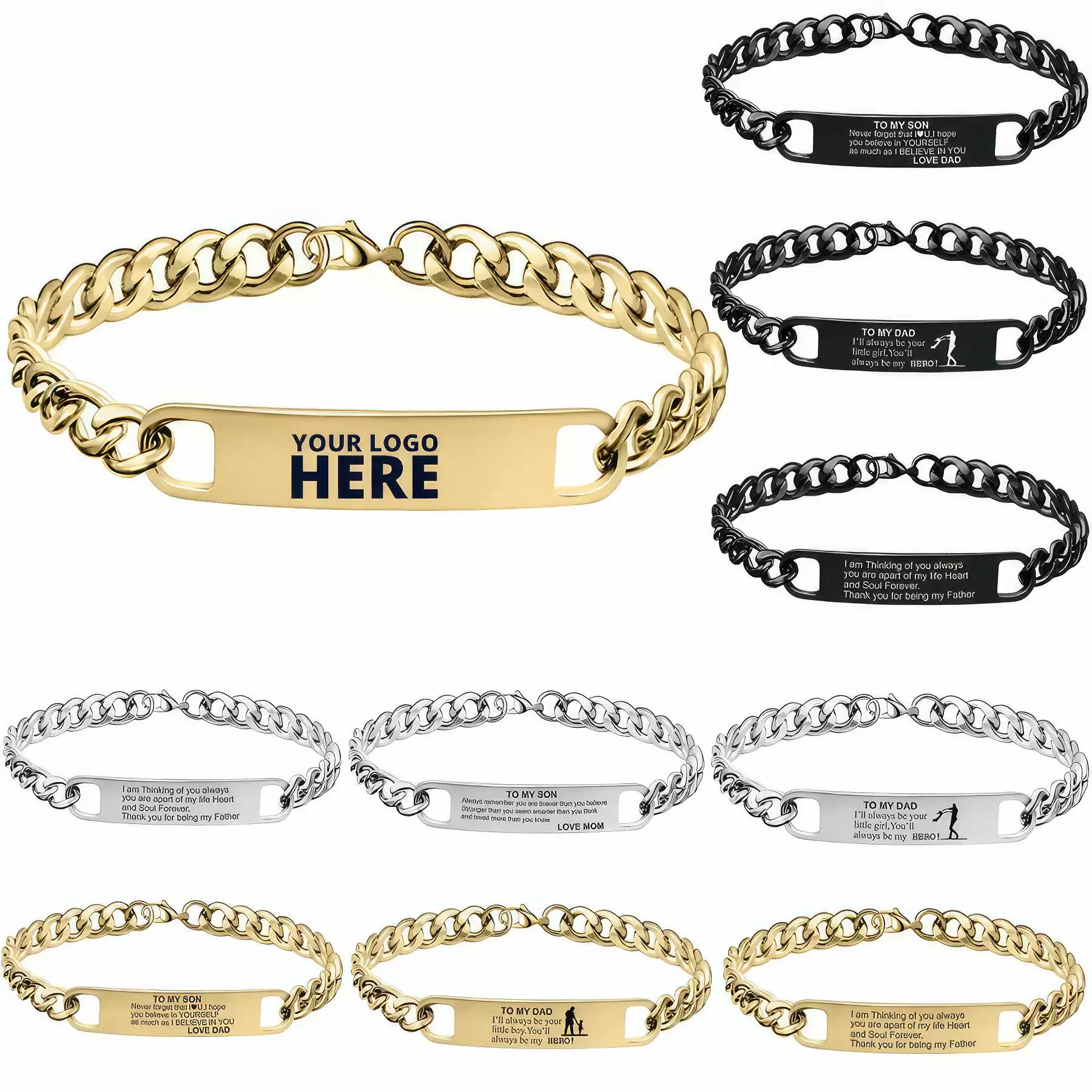 Custom Stainless Steel Bracelet