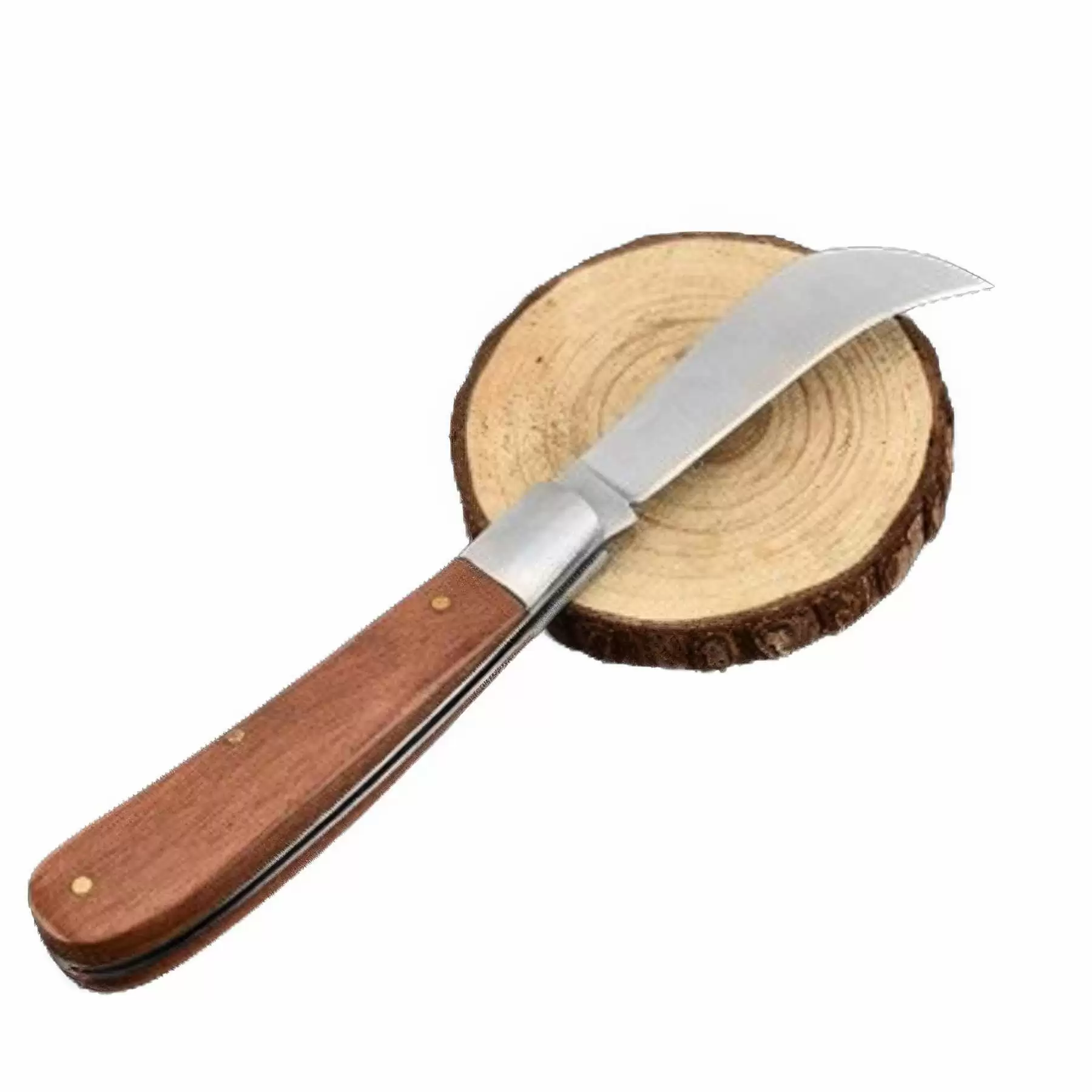 High Hardness Wooden Handle Outdoor Pocket Knife - Image 2