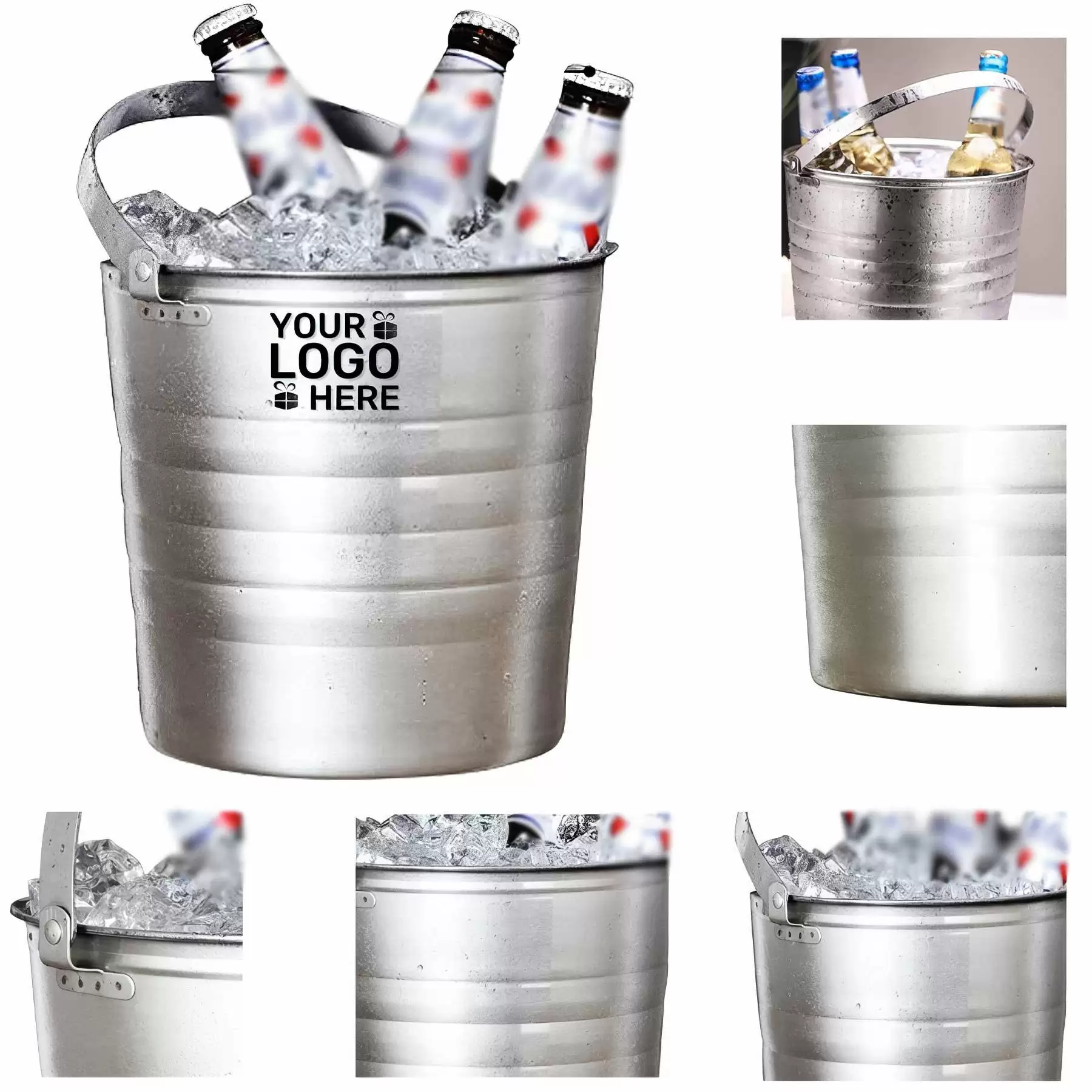 Stainless Steel Thickened Ice Bucket
