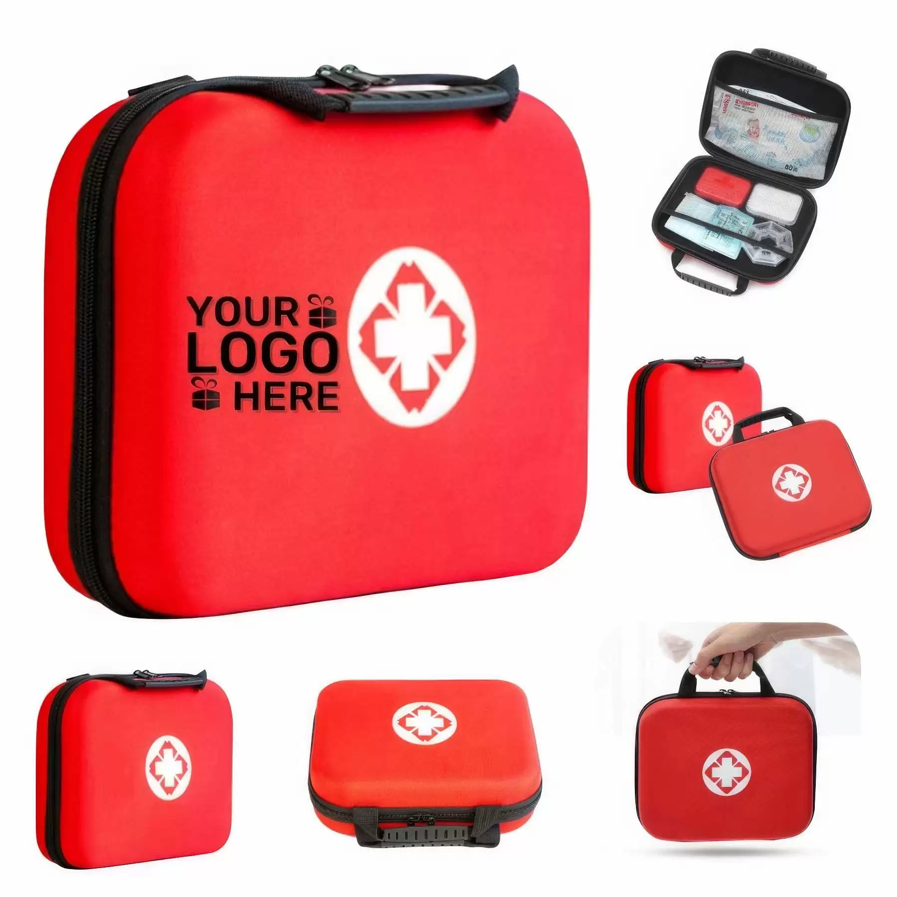 Durable Red Plastic Medical Case
