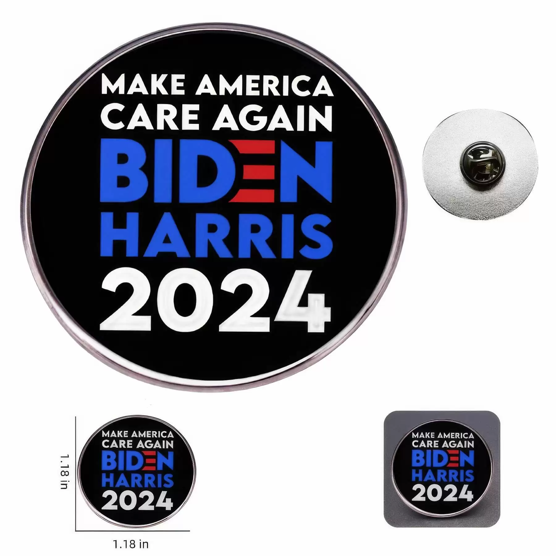 Presidential Support Alloy Badge