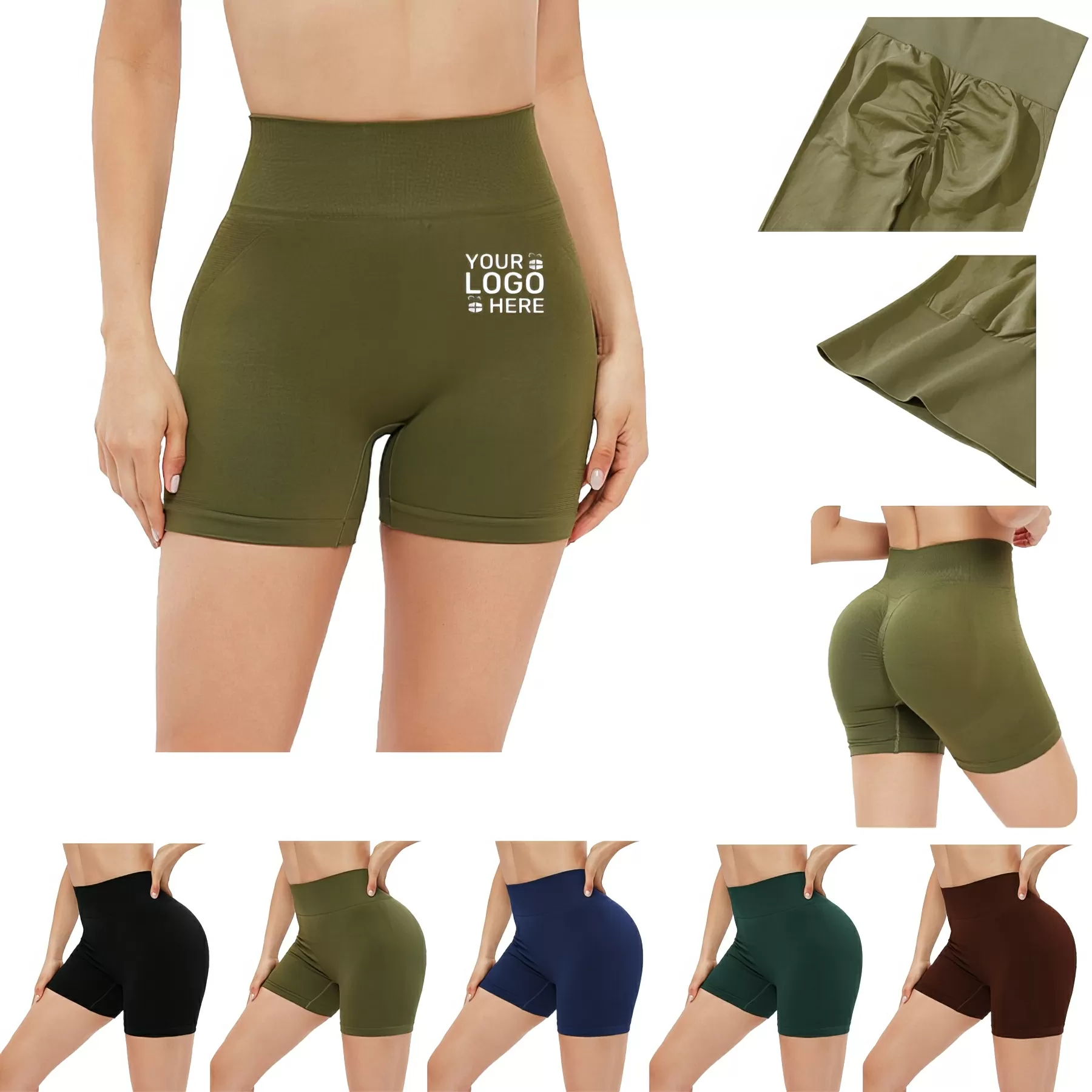 High-Waisted Tight Yoga Shorts