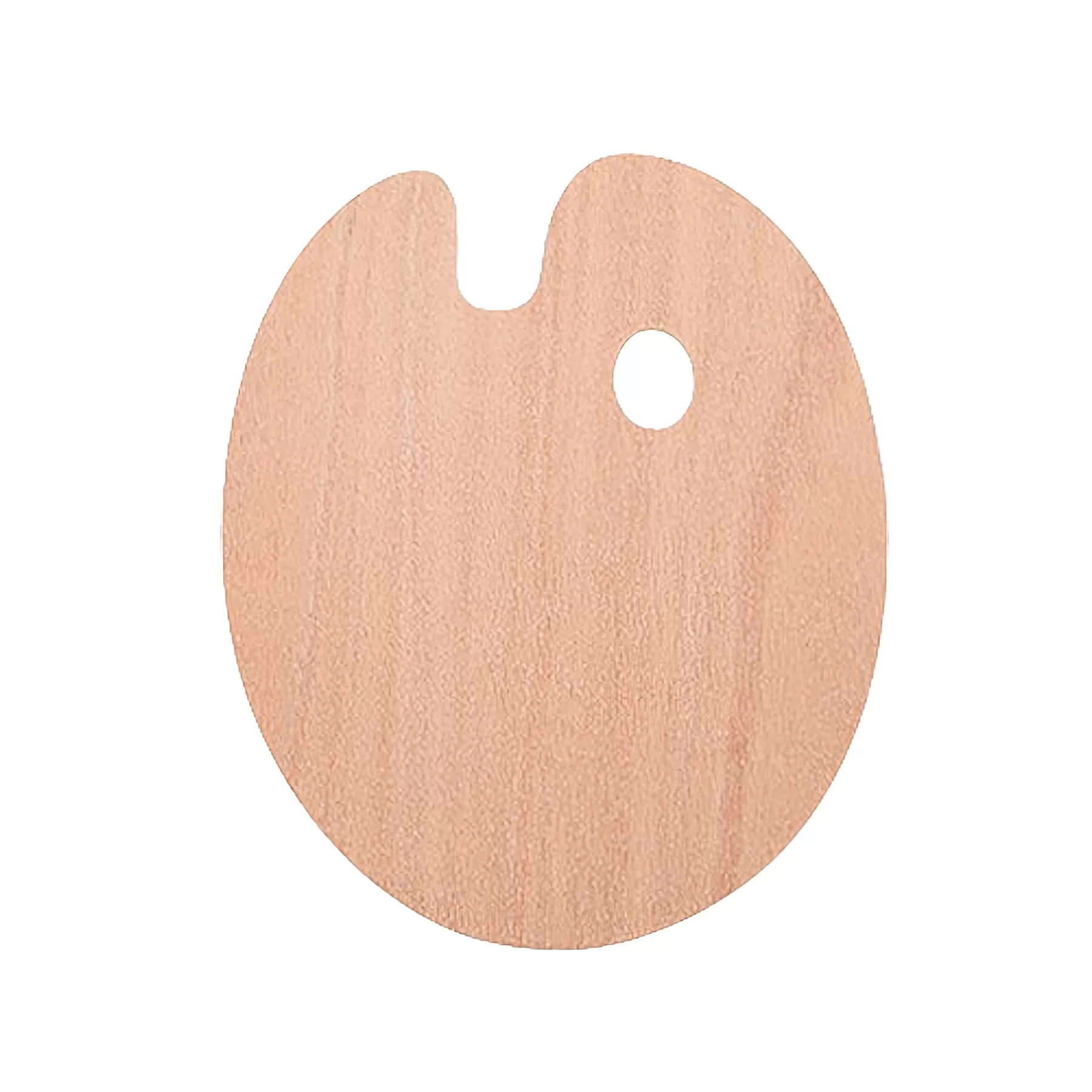 Wooden Oval-Shaped Artist Painting Palette - Image 2