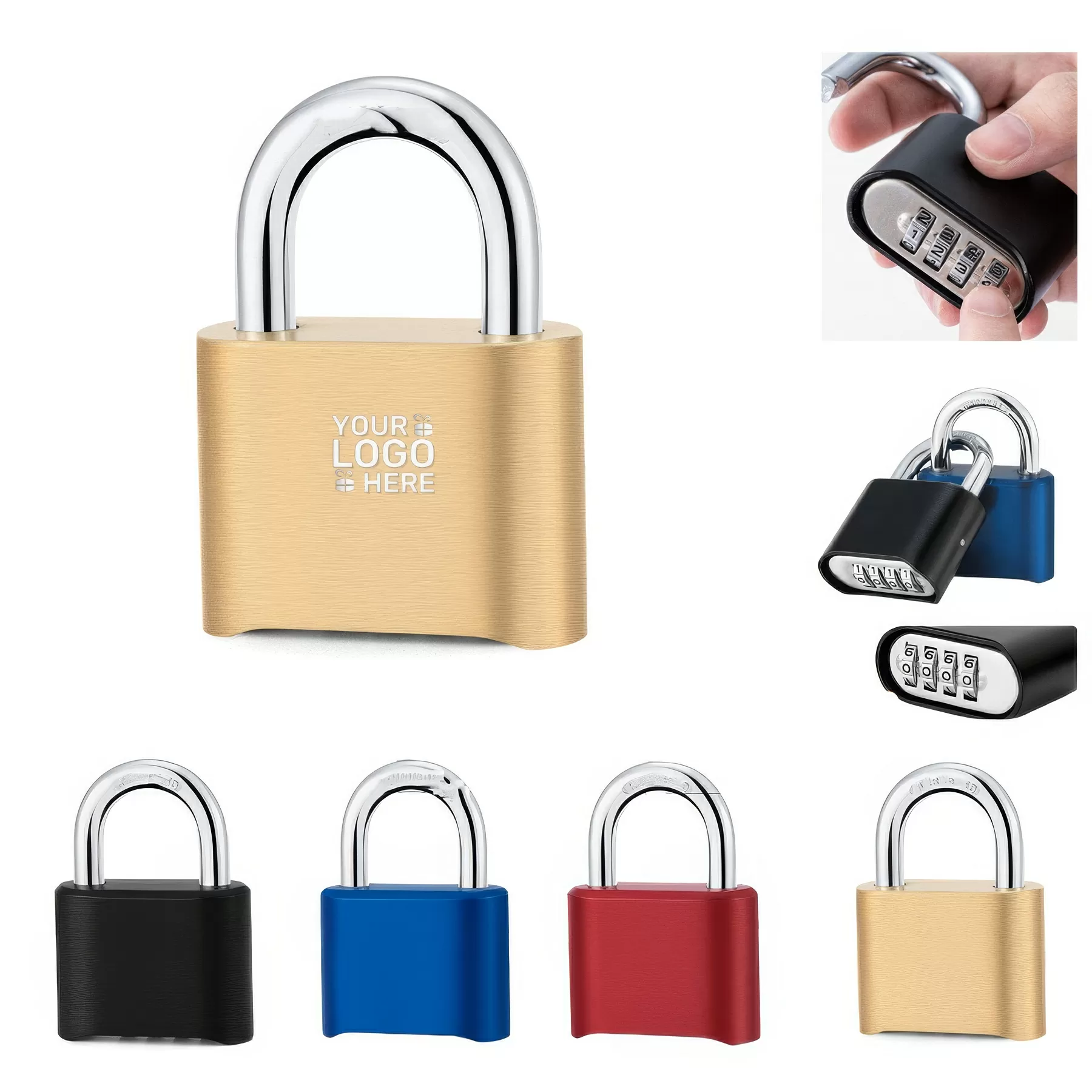 Large Heavy Duty 4 Digit Combination Lock