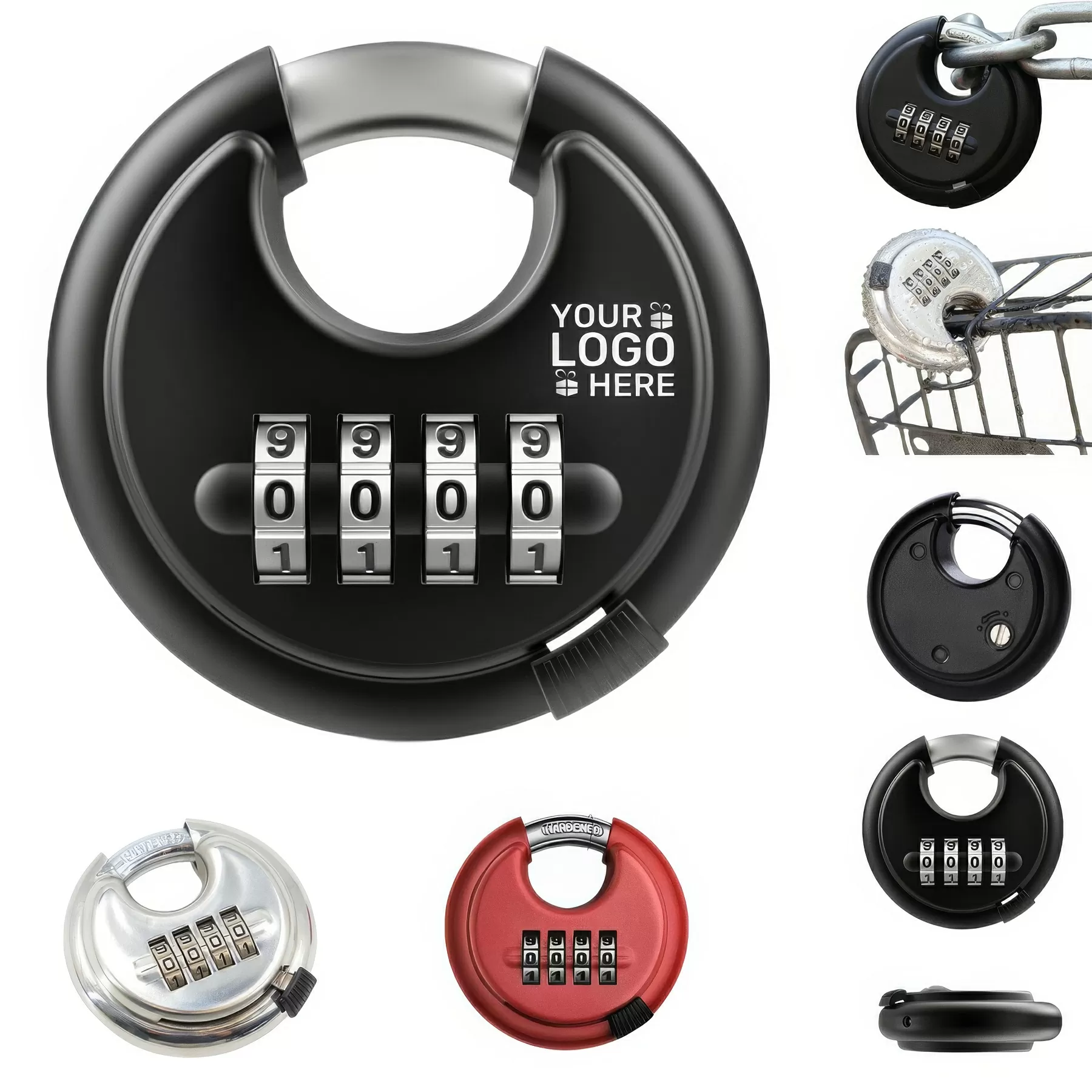 4-Digit Disc Combination Lock