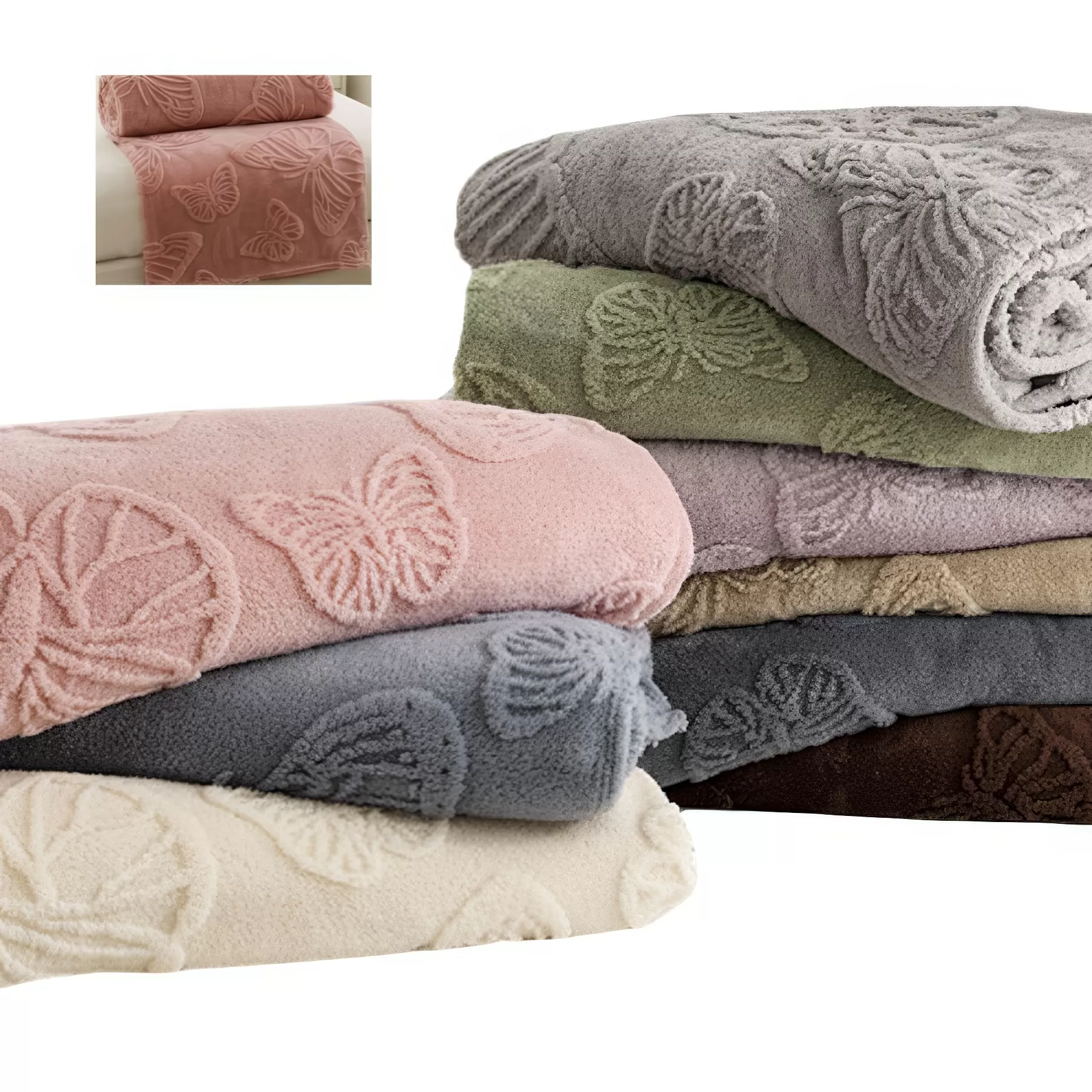 3D Butterfly Jacquard Blanket - Image 3
