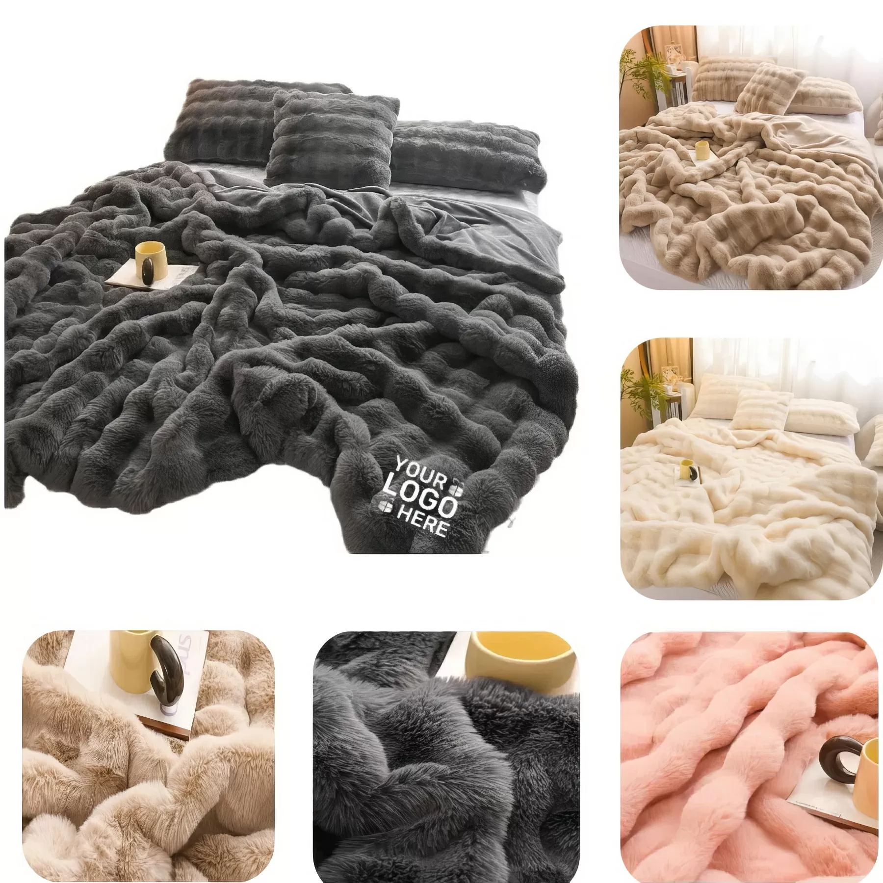 Long Hair Mink Blanket