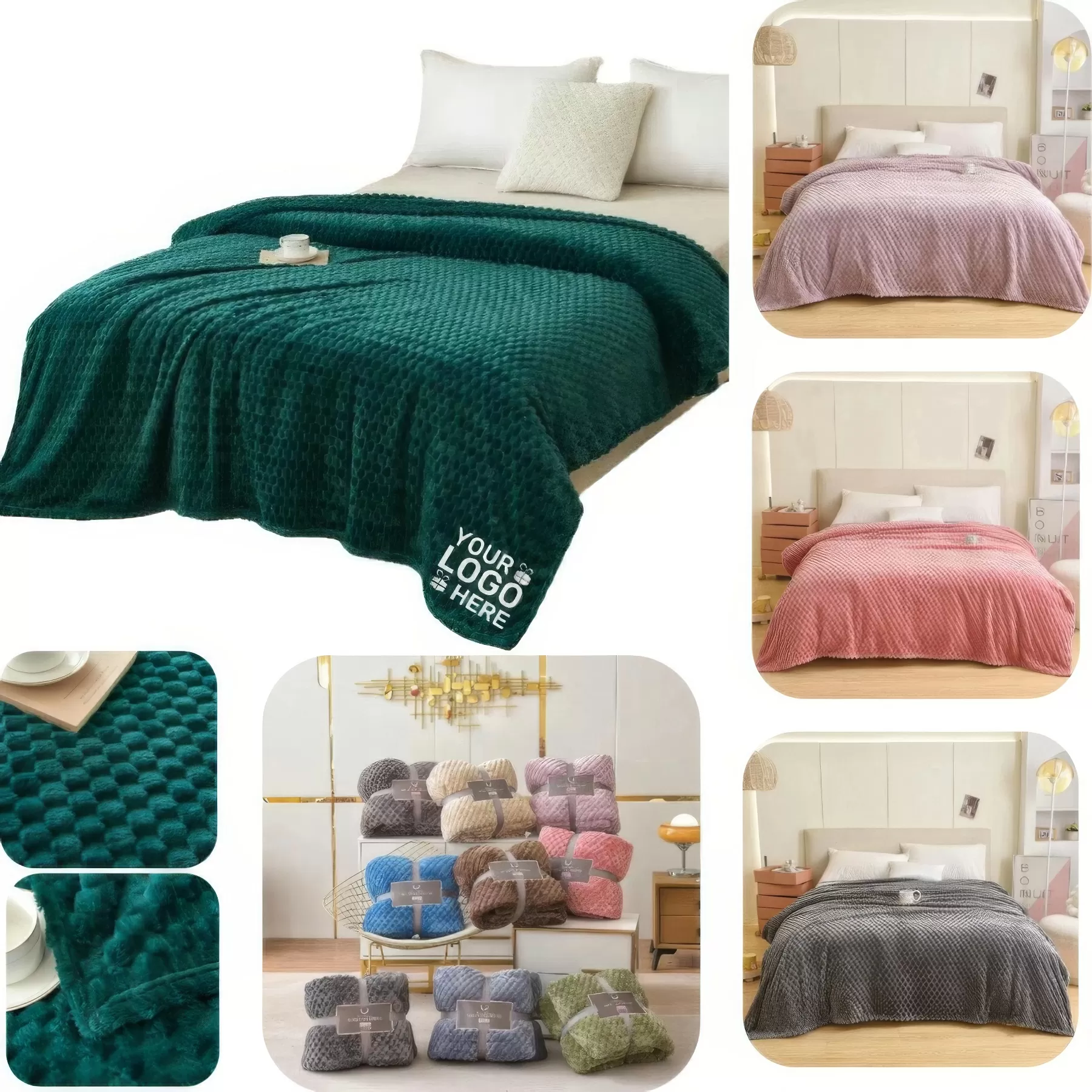 Turtle Shell Jacquard Blanket