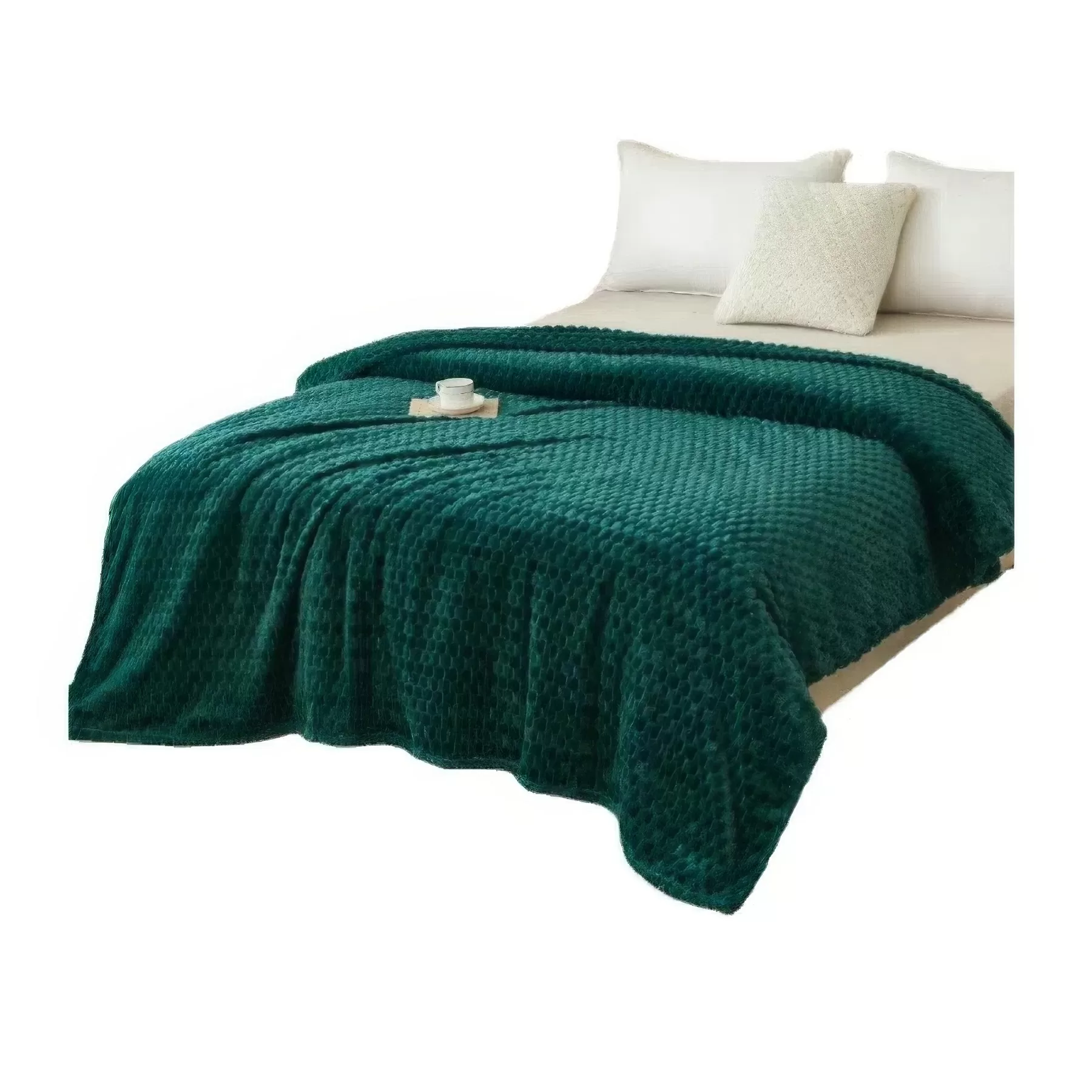 Turtle Shell Jacquard Blanket - Image 2